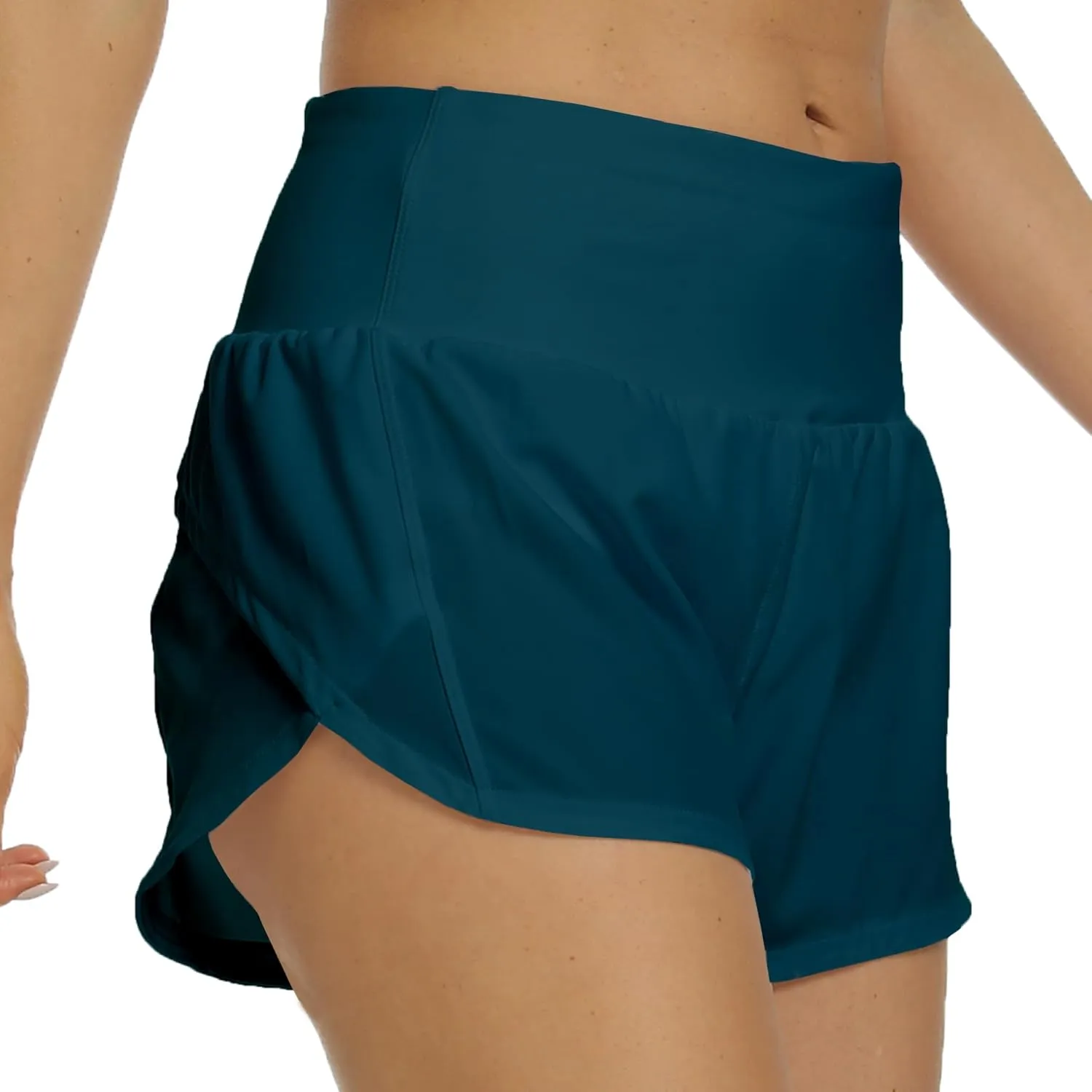 Kcutteyg Running Shorts for Women with Liner High Waisted Lightweight Womens Workout Shorts with Pocket