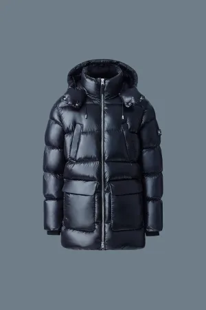 KENDRICK lustrous light down parka with hoodt (Black) - MP0012990001KENDR