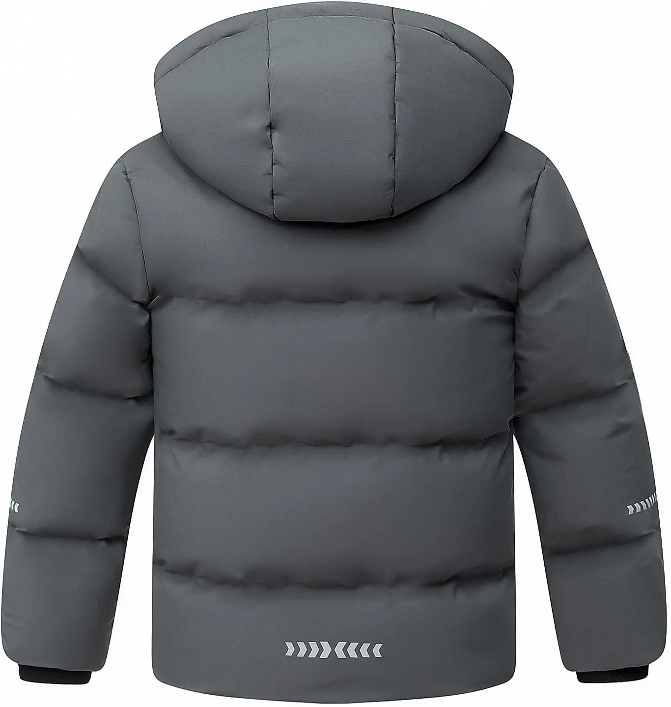 Kids Boy's Winter Coat Fleece Lined Waterproof Jacket Puffy Cotton Coat Thick Hooded Down Outdoor Coats