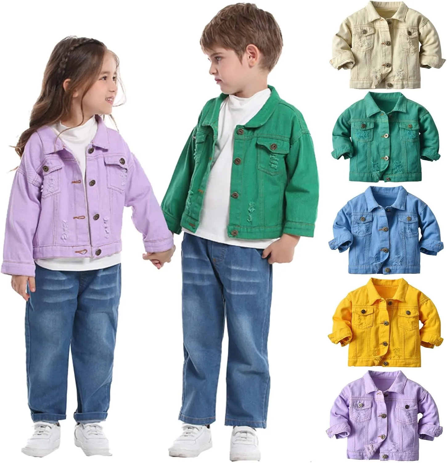 Kids Toddler Flannel Shirt Jacket Plaid Long Sleeve Lapel Button Down Shacket Baby Boys Girls Fall Shirt Coat Outwear