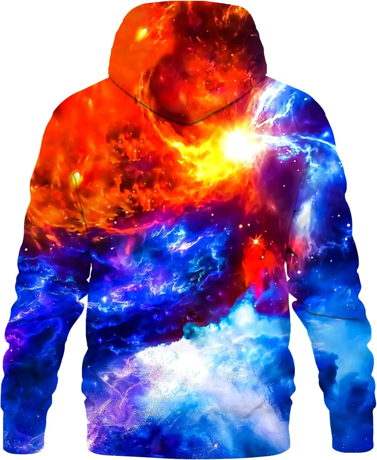 LAIDIPAS Men Women 3D Hooded Hoodies Fashion Long Sleeve Pullover Hooded Sweatshirt Top with Pocket