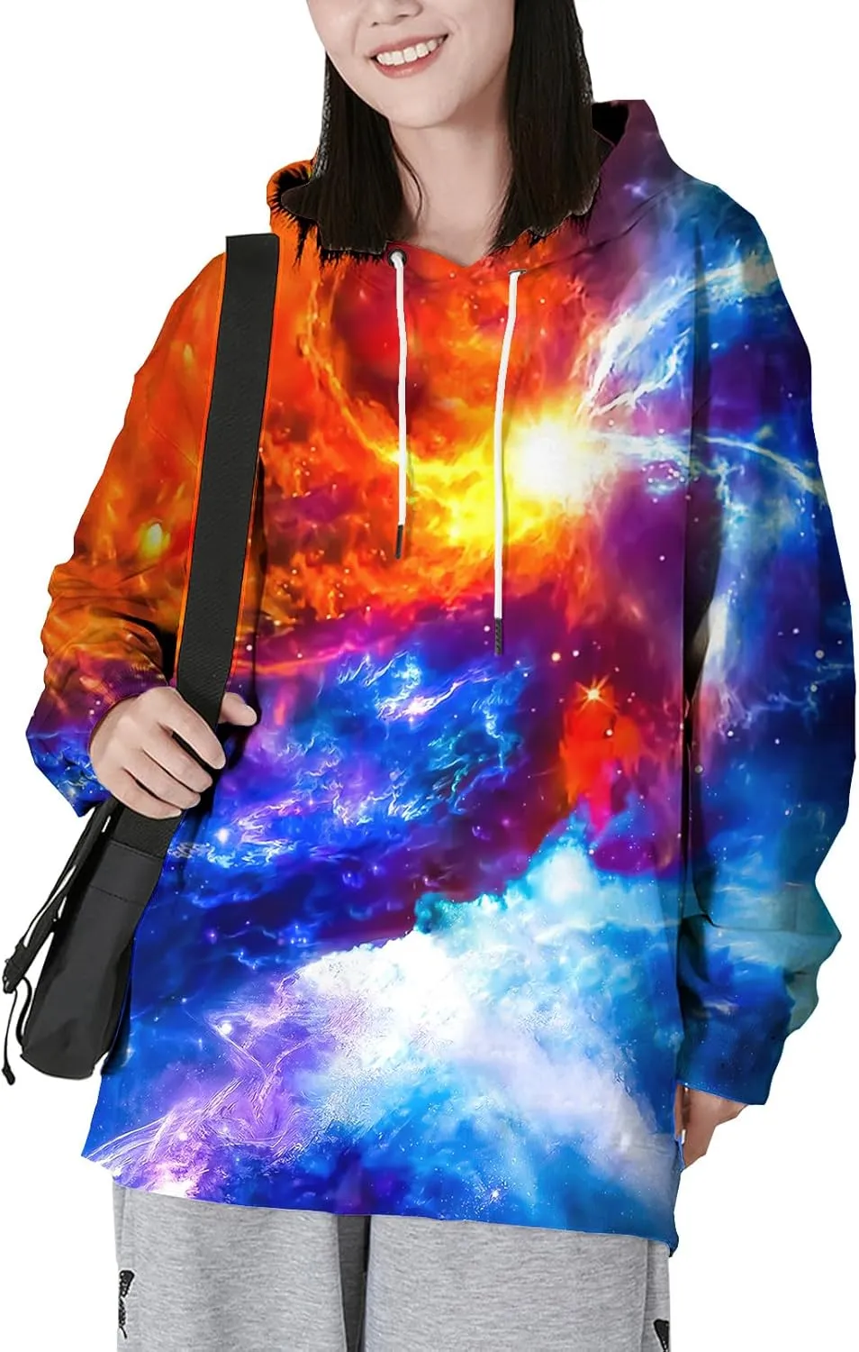 LAIDIPAS Men Women 3D Hooded Hoodies Fashion Long Sleeve Pullover Hooded Sweatshirt Top with Pocket