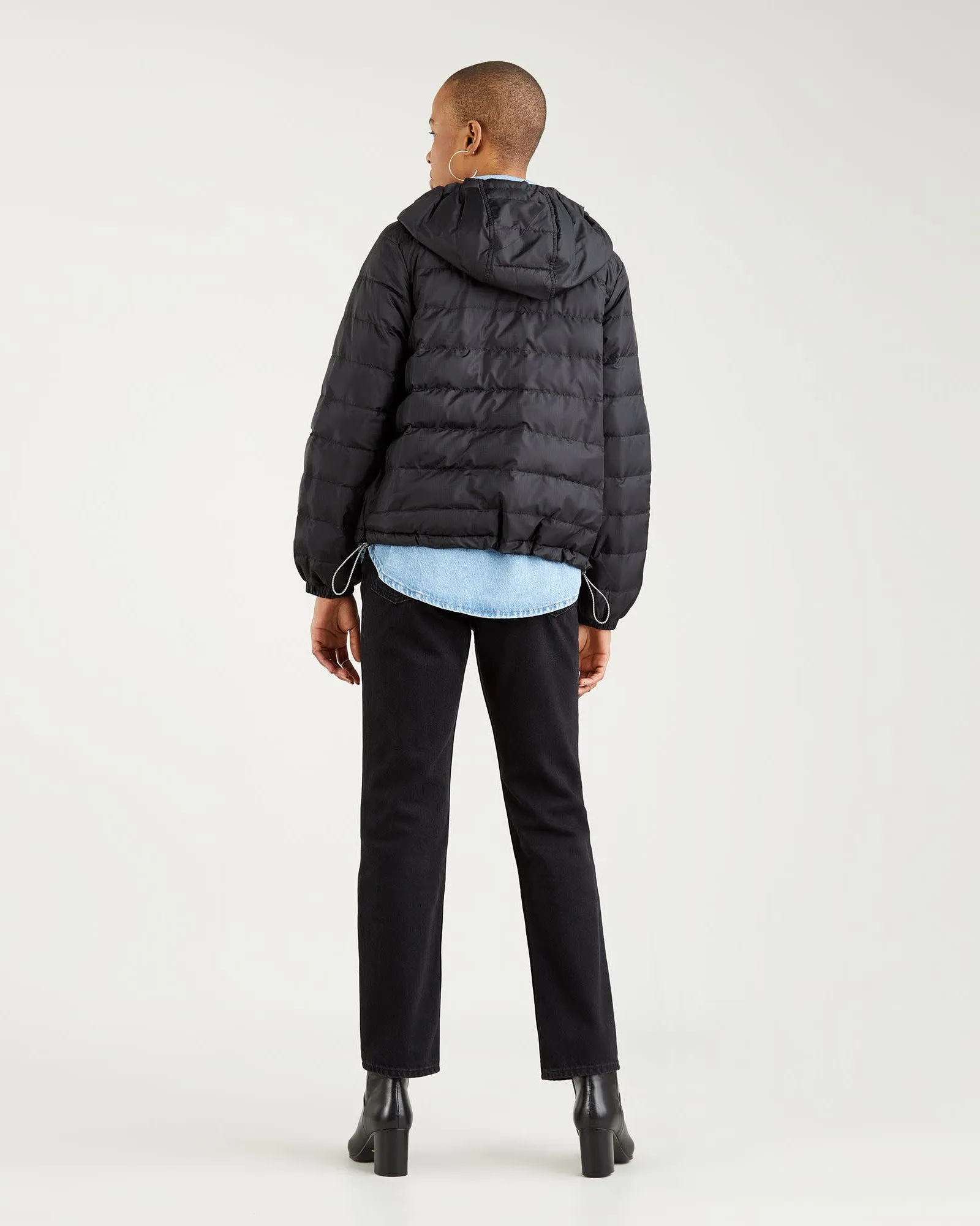 Levi's® Womens Edie Packable Jacket - Caviar