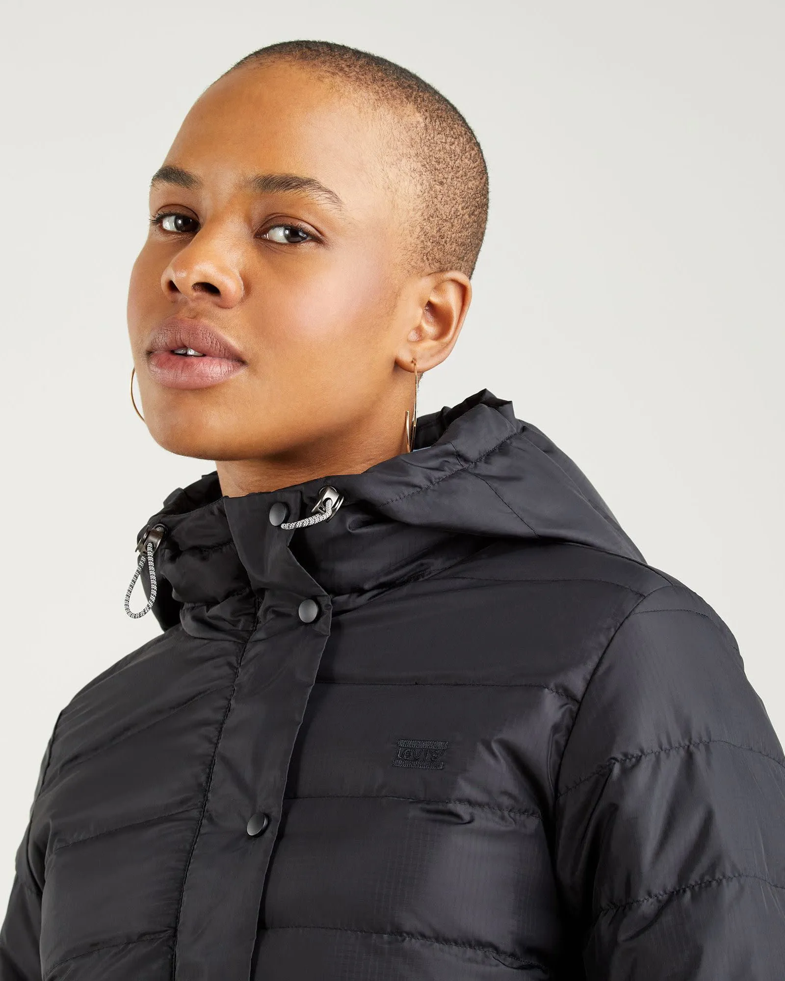 Levi's® Womens Edie Packable Jacket - Caviar