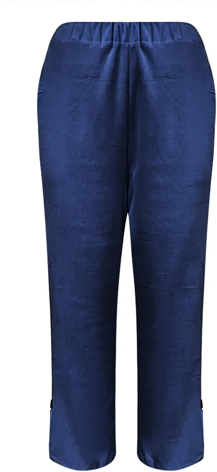 Linen Pants Women 2025 Summer Casual Loose Wide Leg Palazzo Pants Spring High Waist Beach Vacation Outfits for Women