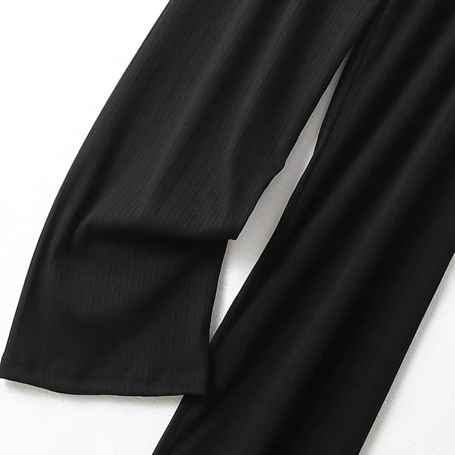 Linen Pants Women Wide Leg High Waist Adjustable Knot Summer Dressy Casual Drawstring Trousers Flowy Palazzo Pants