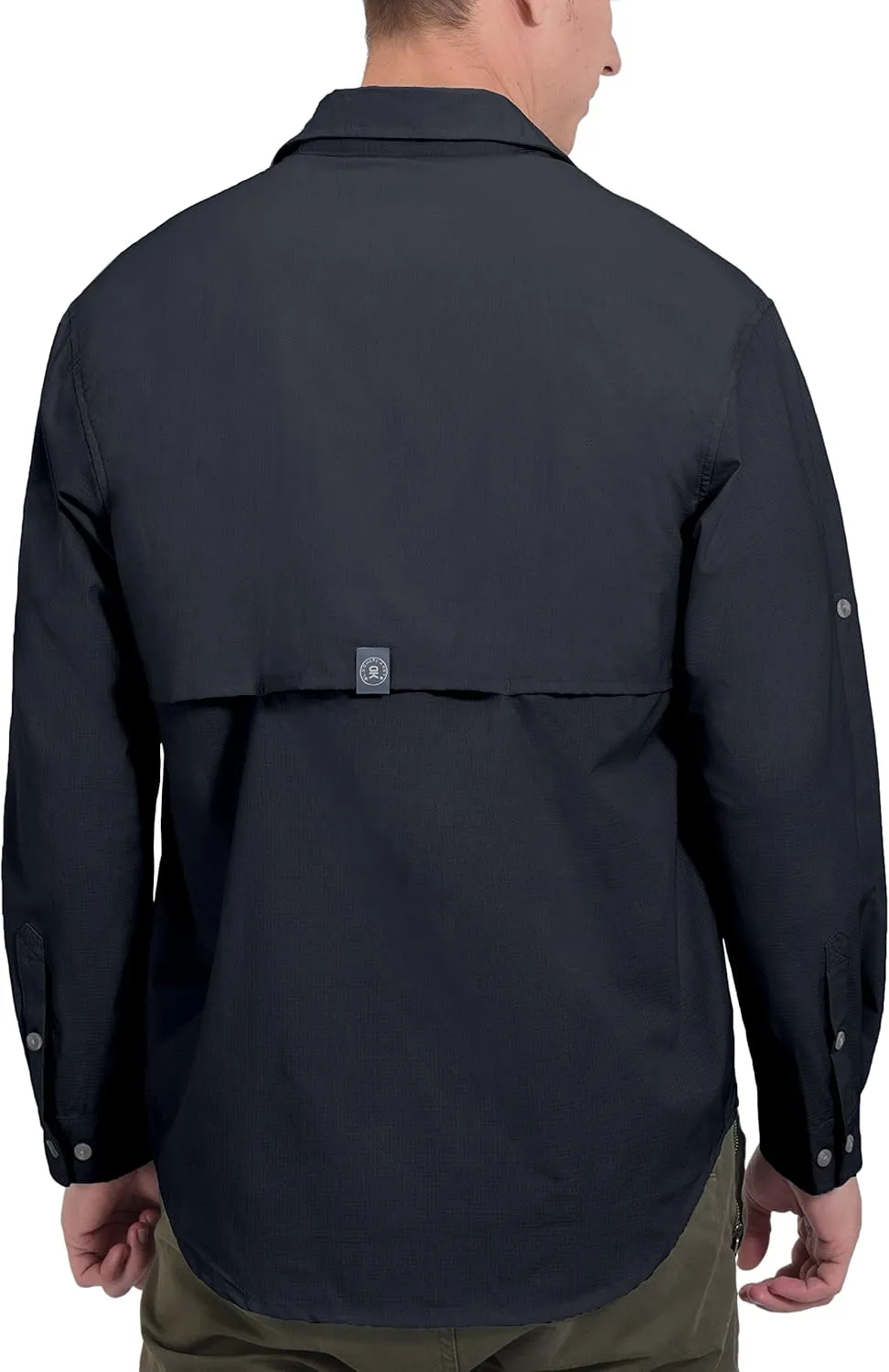Little Donkey Andy Men's UPF 50  UV Protection Shirt, Breathable Long Sleeve Fishing Hiking Shirt, Air-Holes Tech