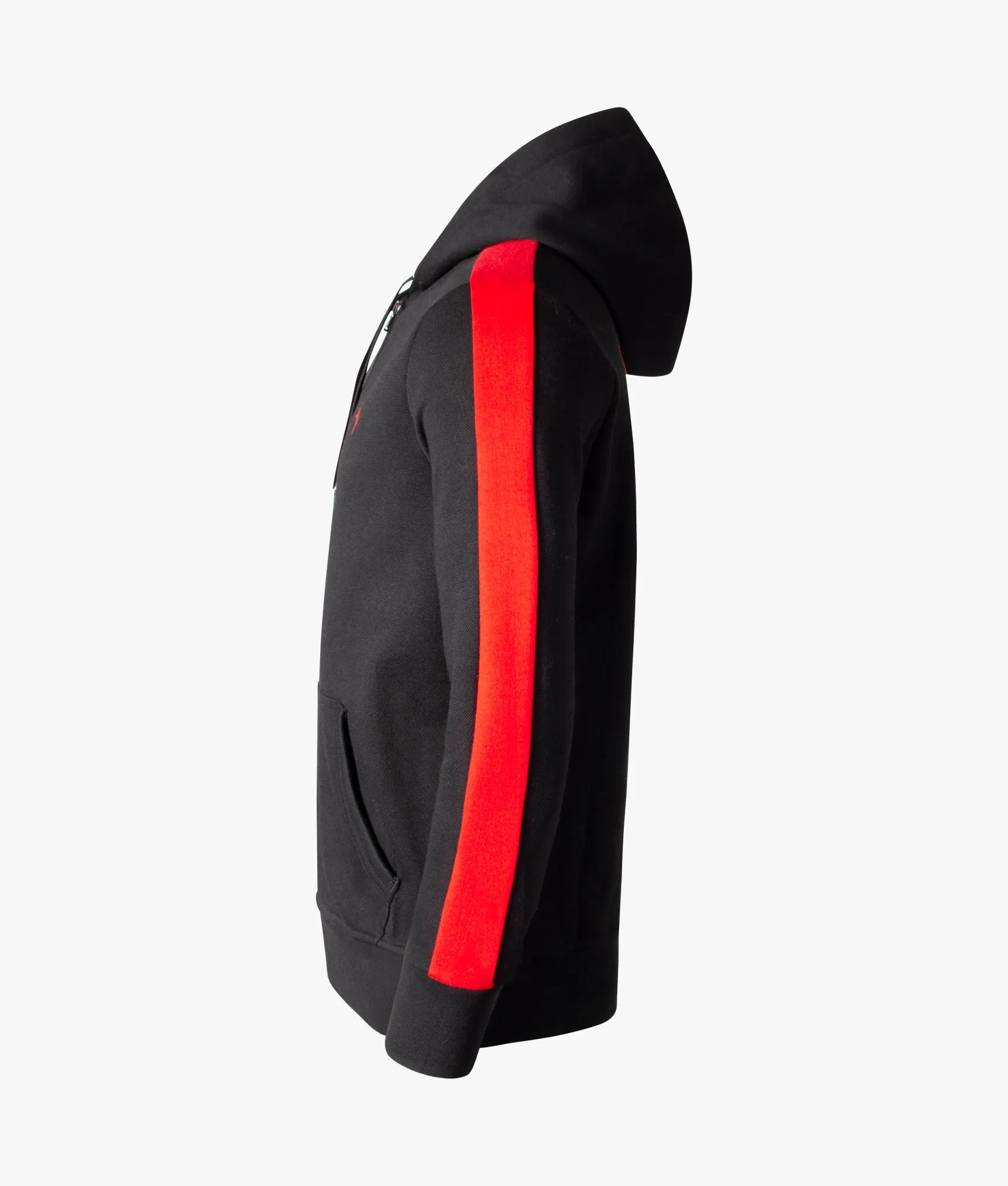 Logo Double-Knit Mesh Hoodie