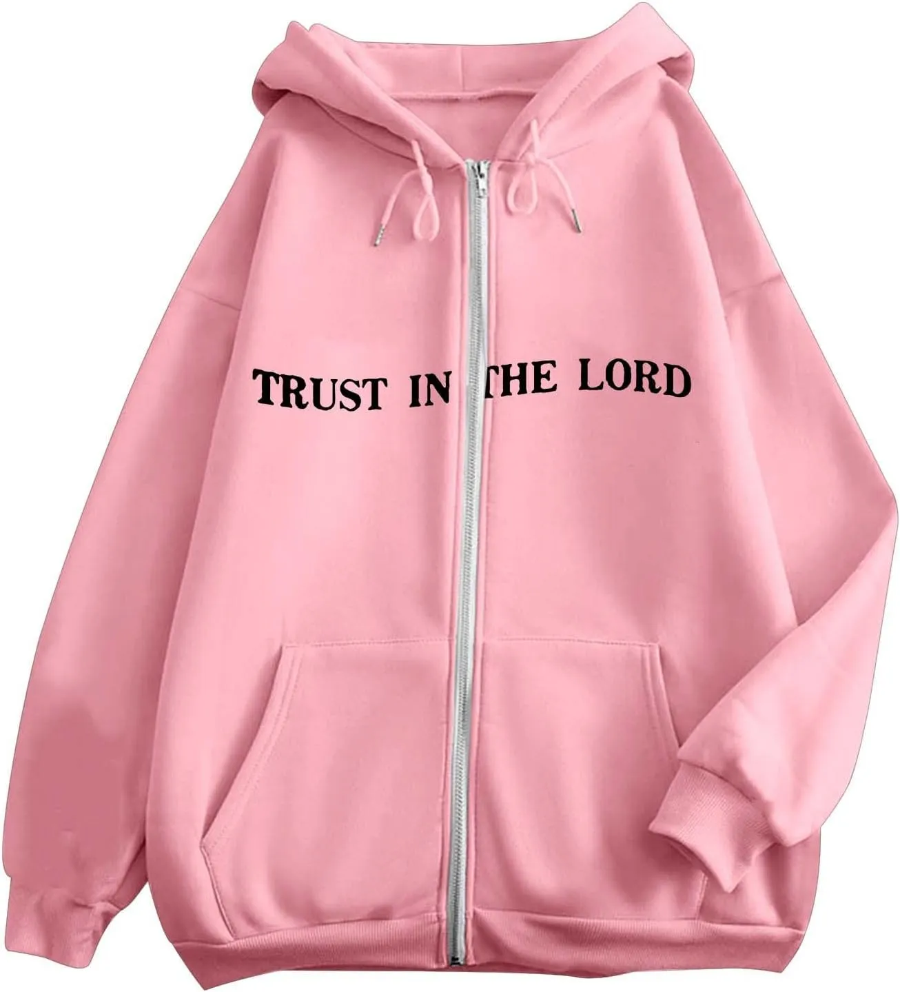 Love Like Jesus Zip Up Christian Hoodies for Women Bible Verse Graphic Y2K Hooded Sweatshirt Coat Fall Fashion Comfort Hoodie