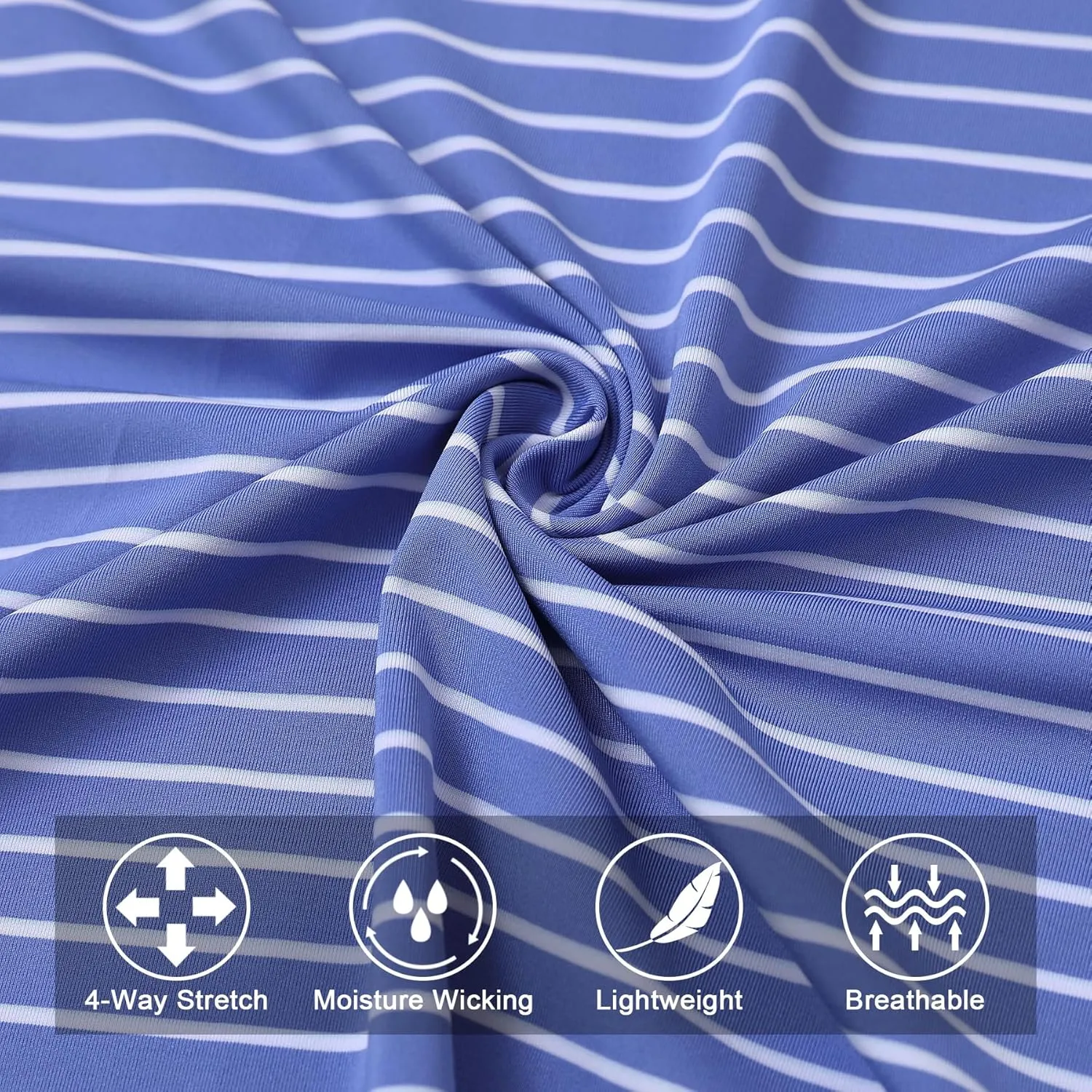 M MAELREG Boys' Polo Shirt Striped Short Sleeve Moisture Wicking Performance Stretch Active Casual Collared Kids Golf Shirt