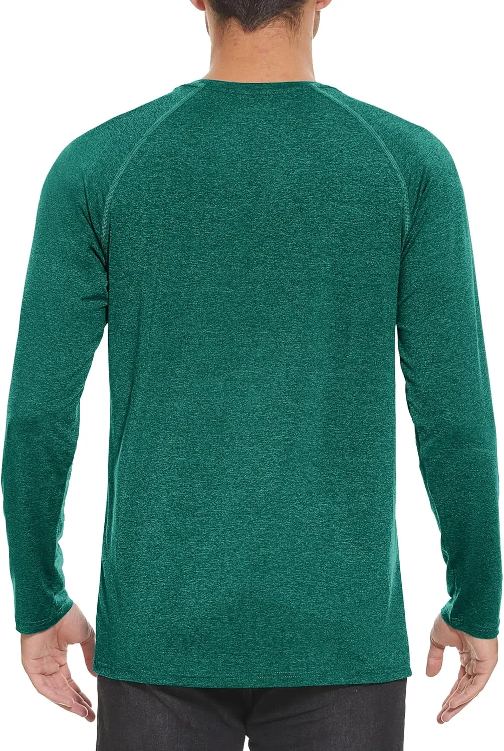 MAGCOMSEN Men's Long Sleeve Shirt Quick Dry UPF 50  Sun Protection Lightweight T-Shirt Athletic Workout Fishing Tee