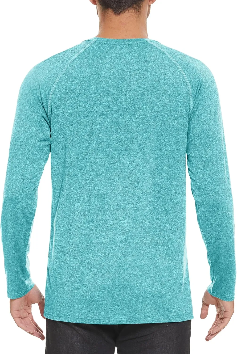 MAGCOMSEN Men's Long Sleeve Shirt Quick Dry UPF 50  Sun Protection Lightweight T-Shirt Athletic Workout Fishing Tee
