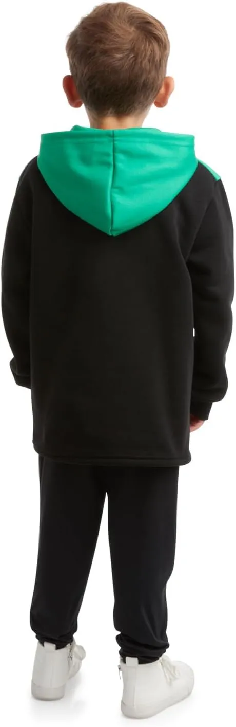 Marvel Boys' Spiderman Sweatshirt - Captain America, Iron Man, Hulk and Panther Quarter Zip Fleece Graphic Hoodie (2T-16)