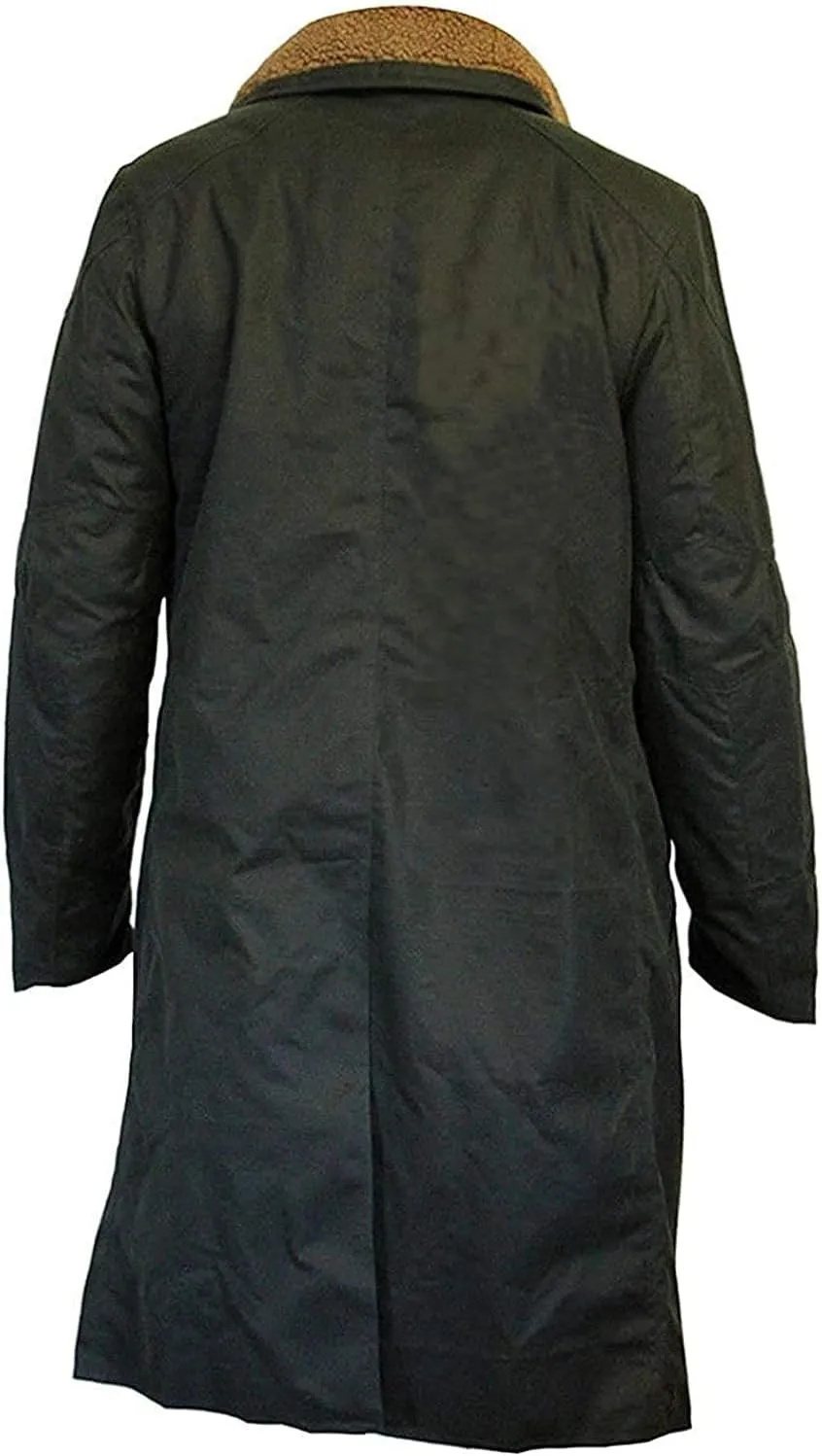 Mens Black Duster Long Leather Coat  Mens Full Body Long Leather Trench Coat  Men Leather Trench Long Coat