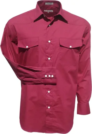 Men's Casual Western Snap Shirt Regular, Big & Tall Sizes, Long Sleeve Pockets Cotton Blend