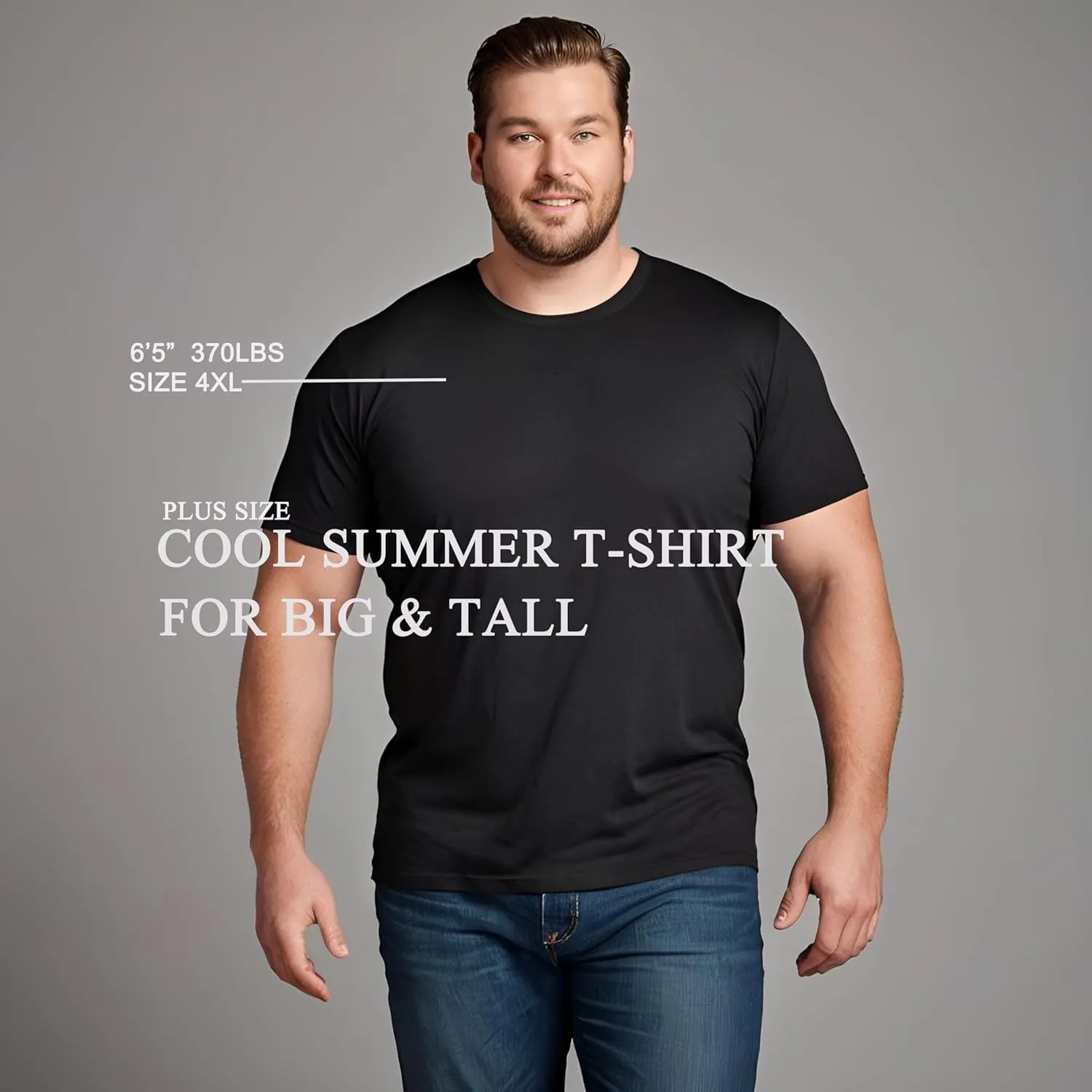 Men's Cool Summer T Shirt - Quick Dry 4D Stretch Cooling Tech - Gym Yoga Travel Shirt - Hot Sleeper Undershirt