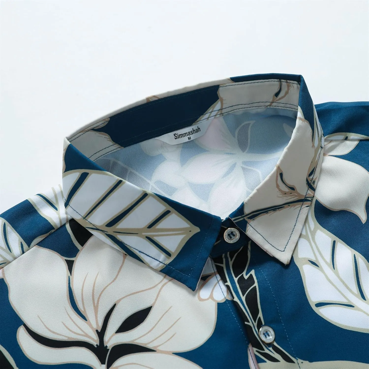 Mens Hawaiian Shirt, Short Sleeves Button Down Beach Clothing, Unisex Summer Flamingos Casual Aloha Floral Shirts