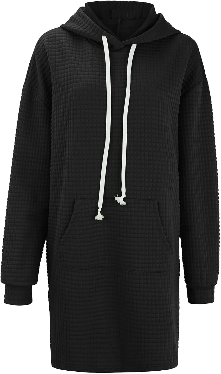 NREALY The Warmy Oversized Hoodie Dress for Womens Hoodies Pullover Long Sleeve Hoodies with Pocket