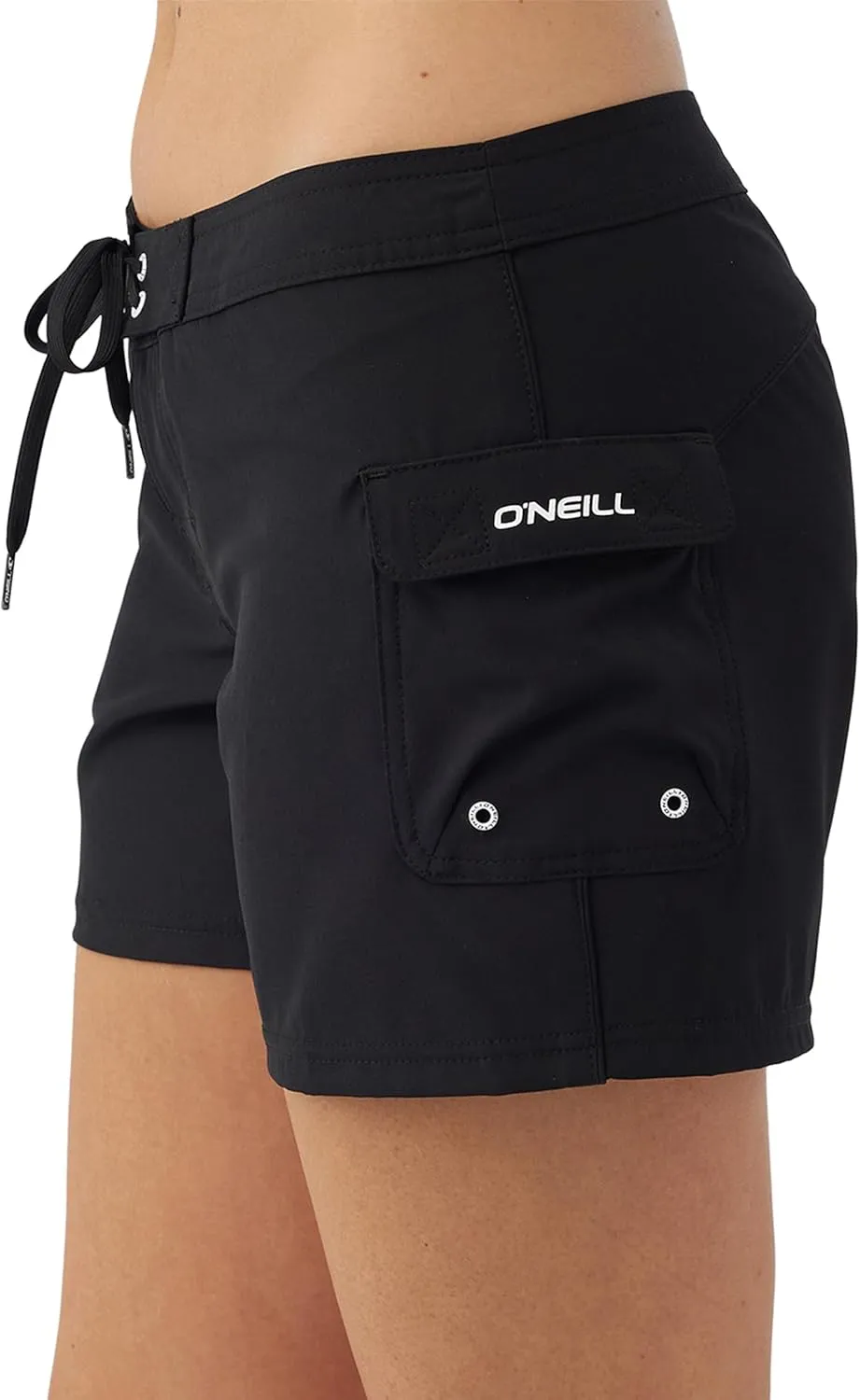O'NEILL Women's 5 Inch Boardshorts - Stretchy Swim Shorts for Women - Beach Shorts for Swimming and Surfing