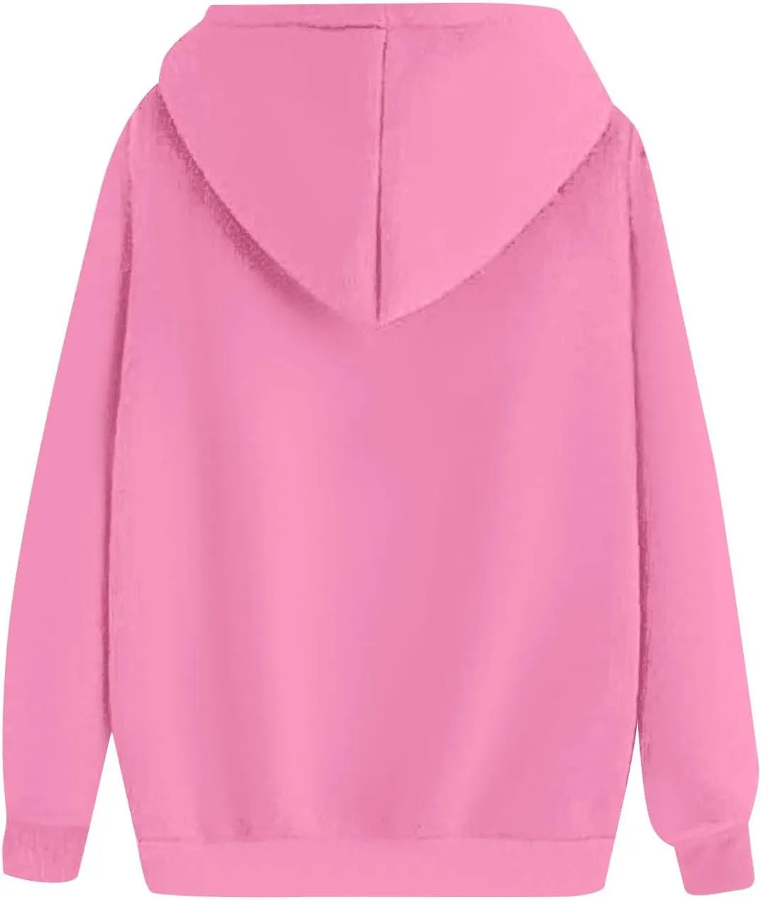 Oversized Hoodies for Women Loose Long Sleeve Crew Neck Sweatshirts Hooded Classic Solid Pullover with Pockets