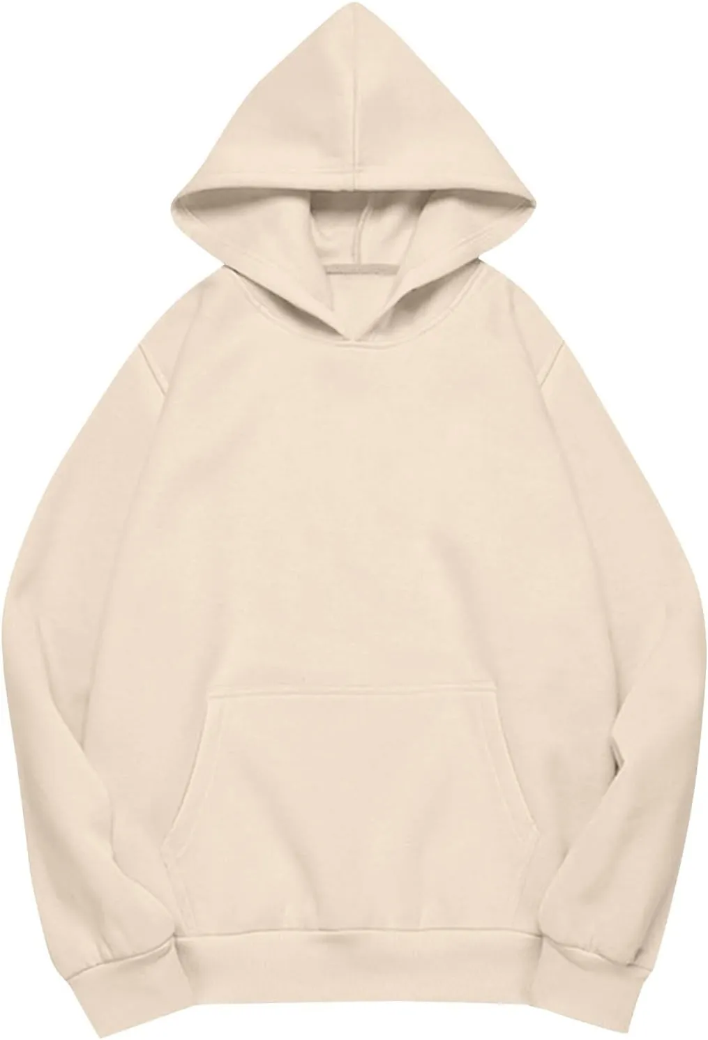 Oversized Hoodies for Women Trendy Winter Fleece Pullover Hoodie Y2k Long Sleeve Hooded Sweatshirt with Pockets