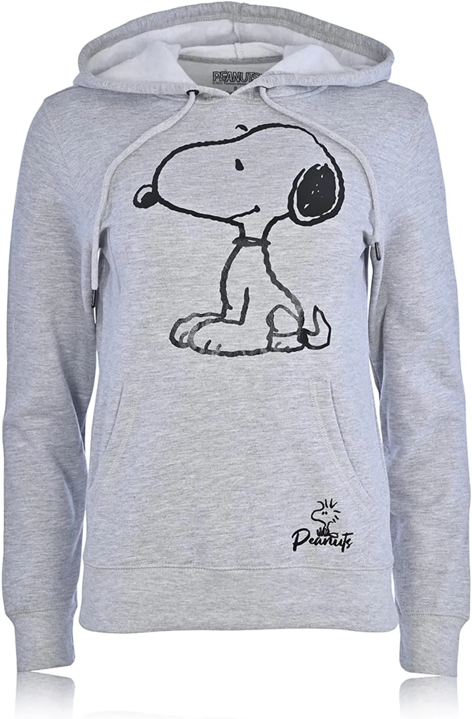 Peanuts Ladies Snoopy Fashion Hoodie - Ladies Classic Snoopy Fleece Sweatshirt Foil Sweatshirt