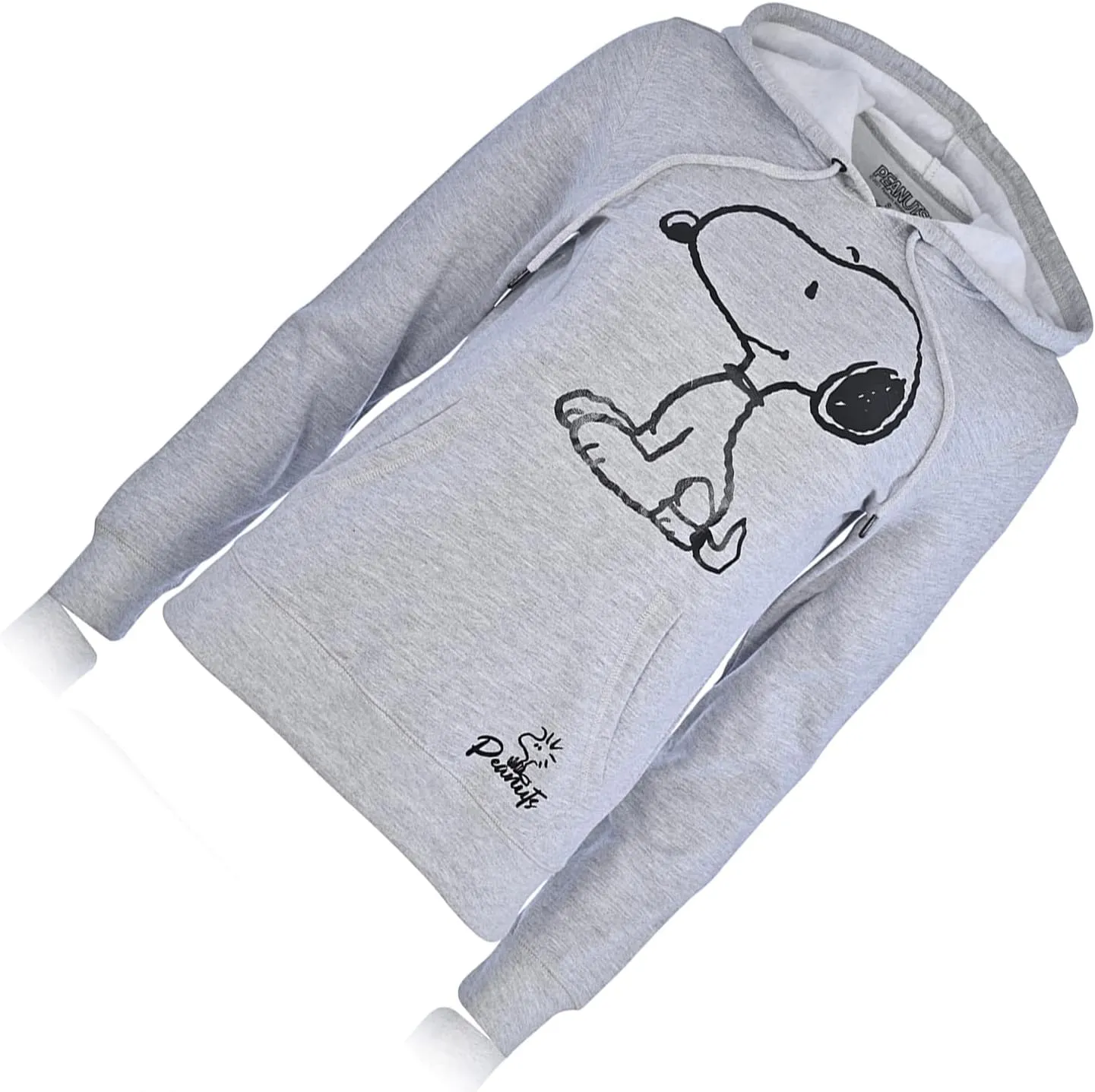 Peanuts Ladies Snoopy Fashion Hoodie - Ladies Classic Snoopy Fleece Sweatshirt Foil Sweatshirt