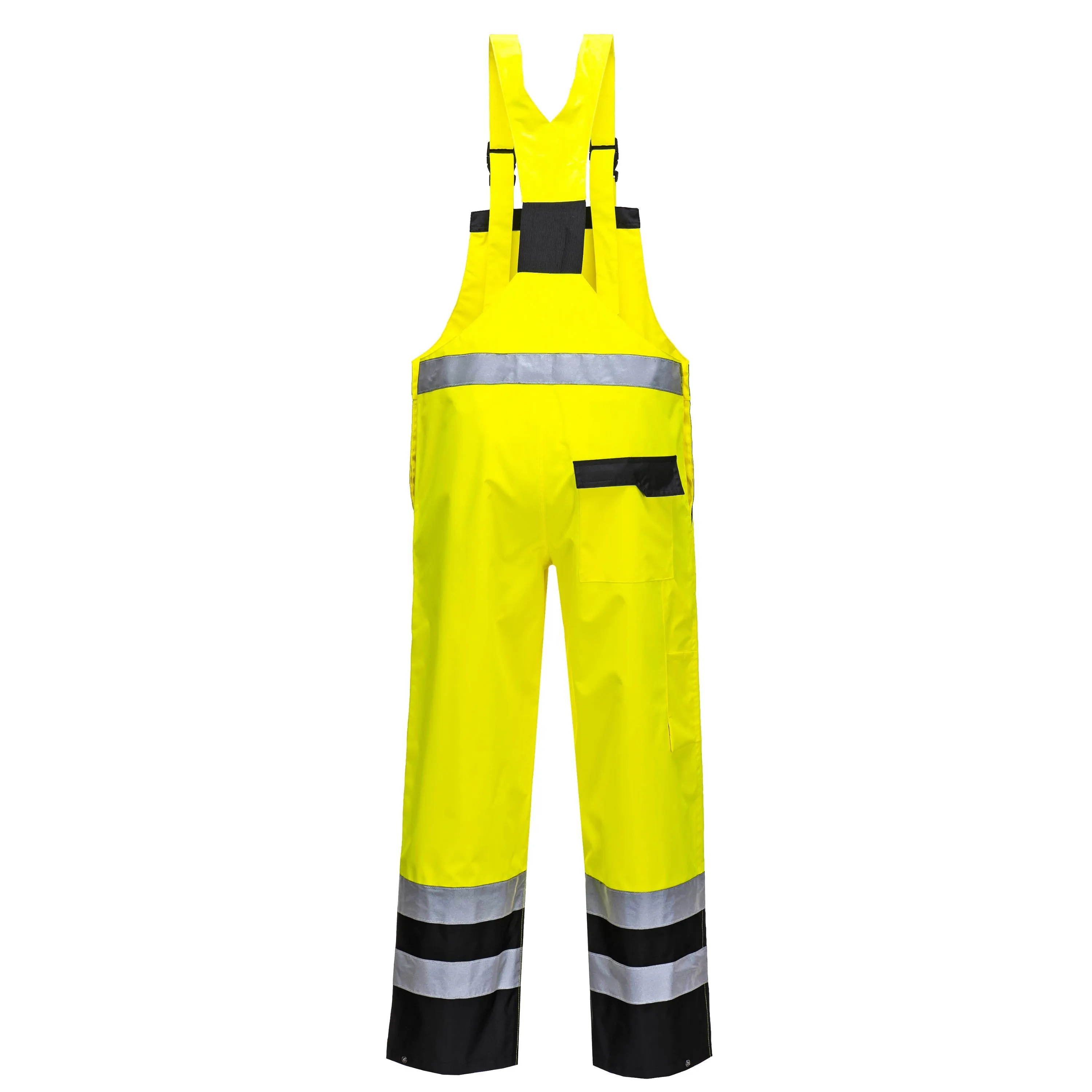 PORTWEST® High Visibility Unlined Bib Overalls - ANSI Class E - S488