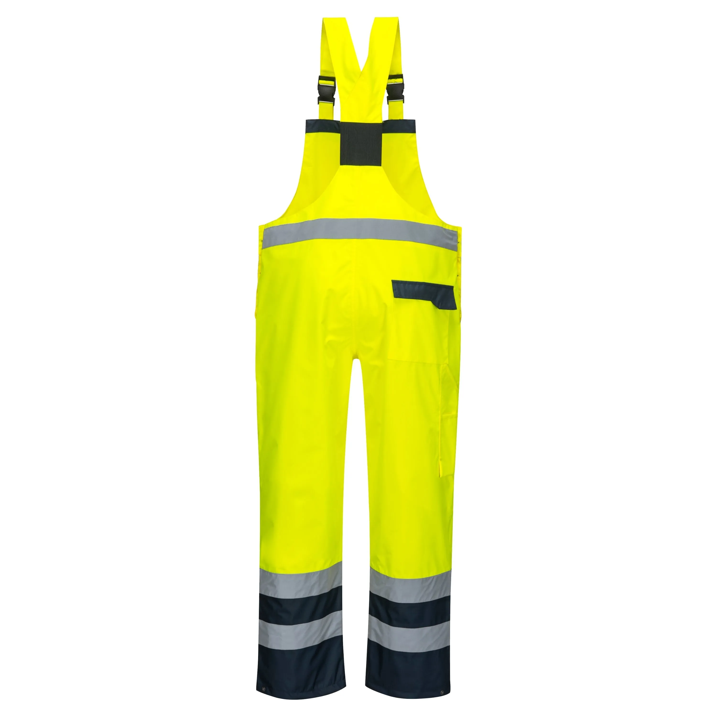 PORTWEST® High Visibility Unlined Bib Overalls - ANSI Class E - S488