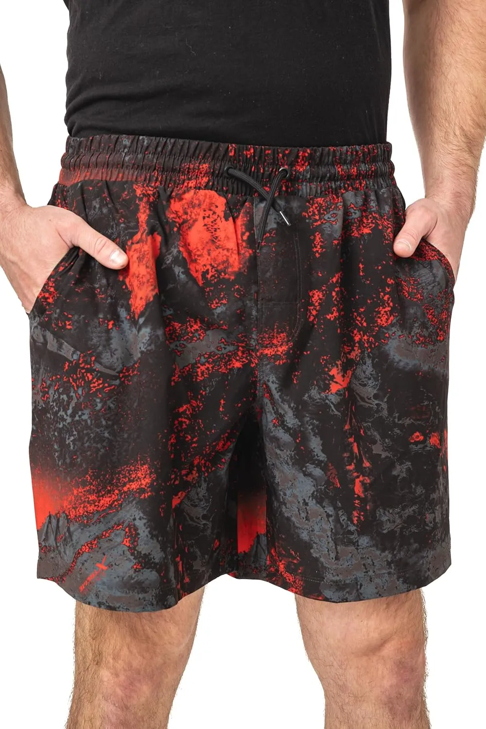 Realtree Men's Camo Lined Shorts Quick Dry Shorts with Zipper Pockets for Running, Fishing and Hiking