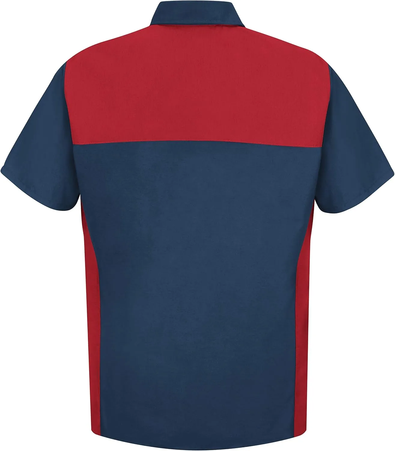 Red Kap Men's Motorsports Shirt, Short Sleeve