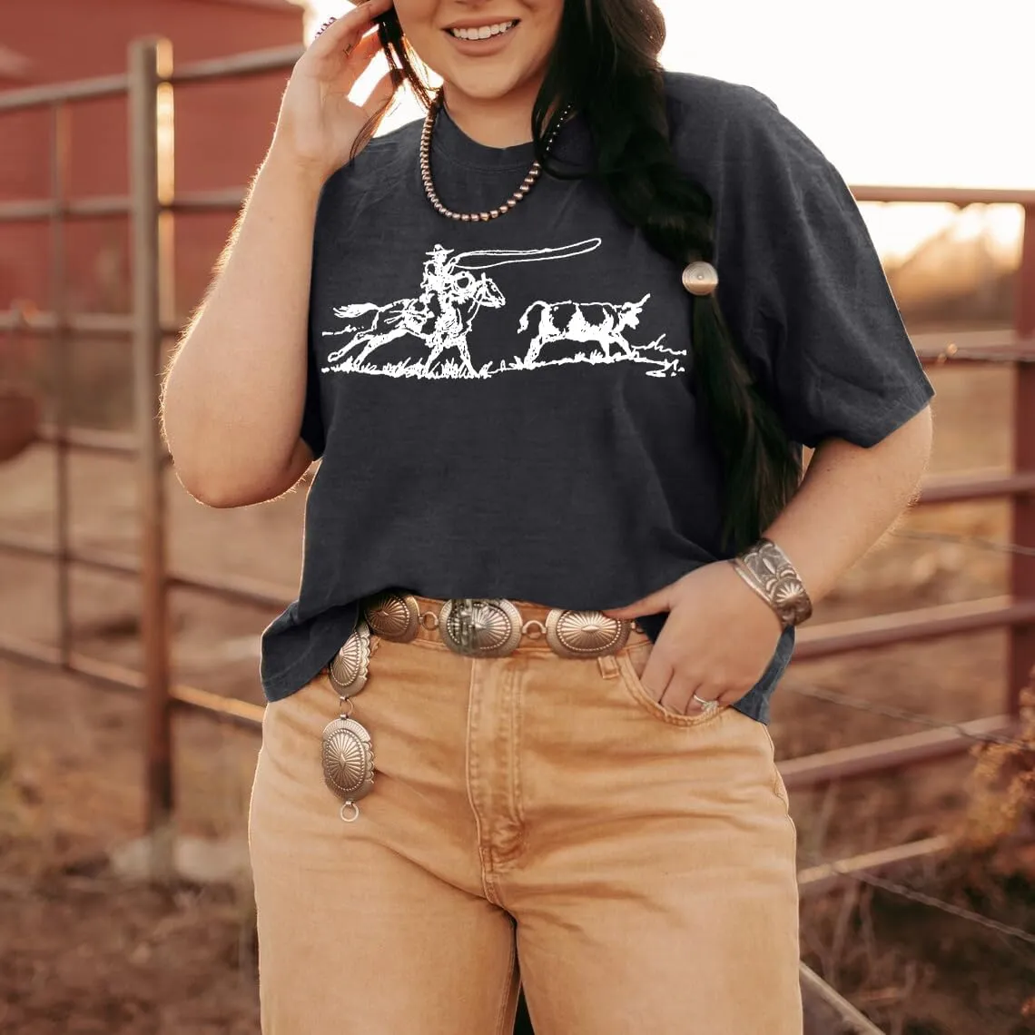 Retro Rodeo Shirt Women Cowgirl Bleached T Shirt Western Cowboy Rodeo Outfit Country Music Tee Short Sleeve Top