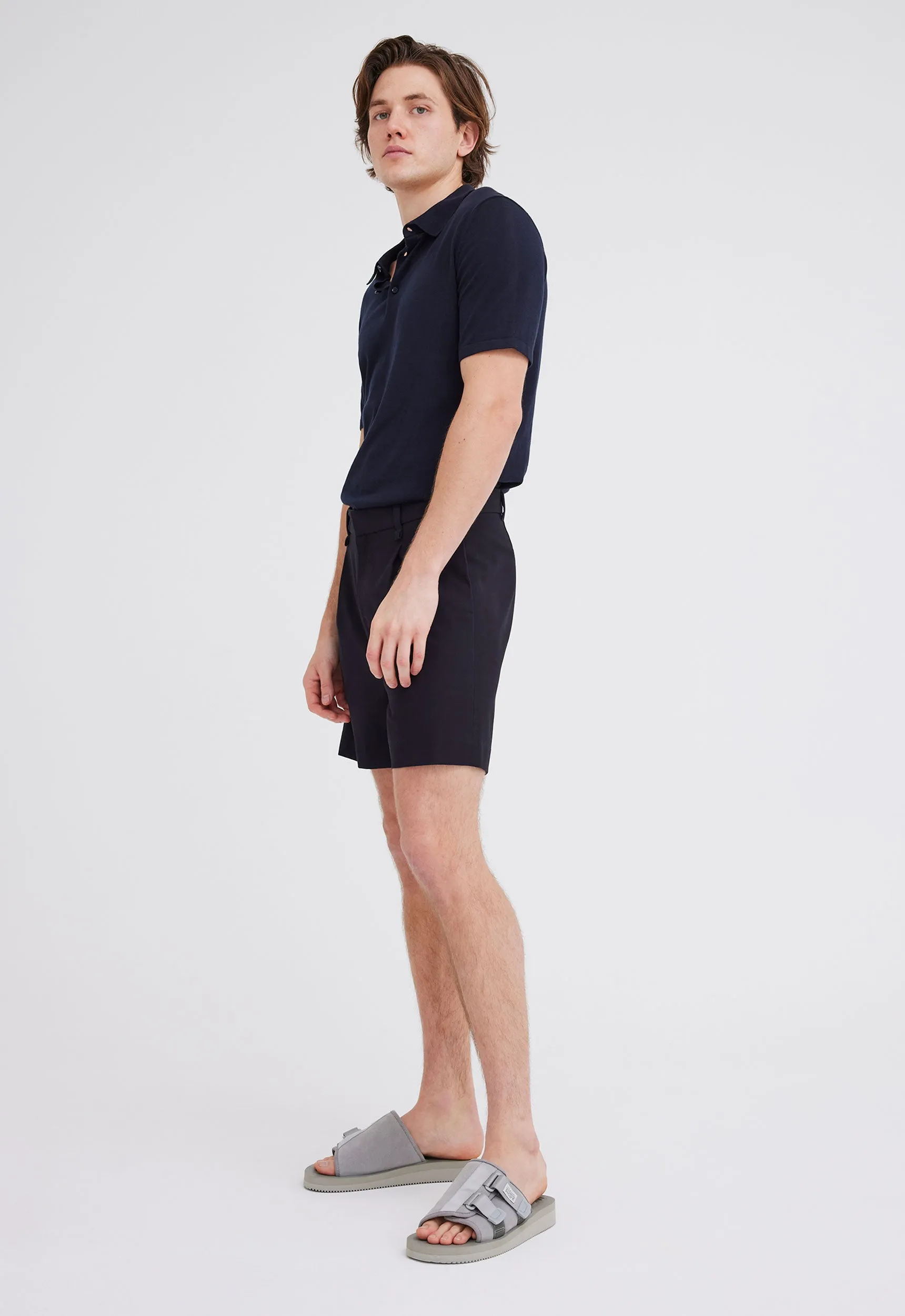 Seb Organic Cotton Short - Darkest Navy