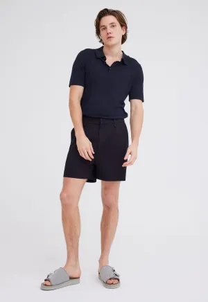 Seb Organic Cotton Short - Darkest Navy