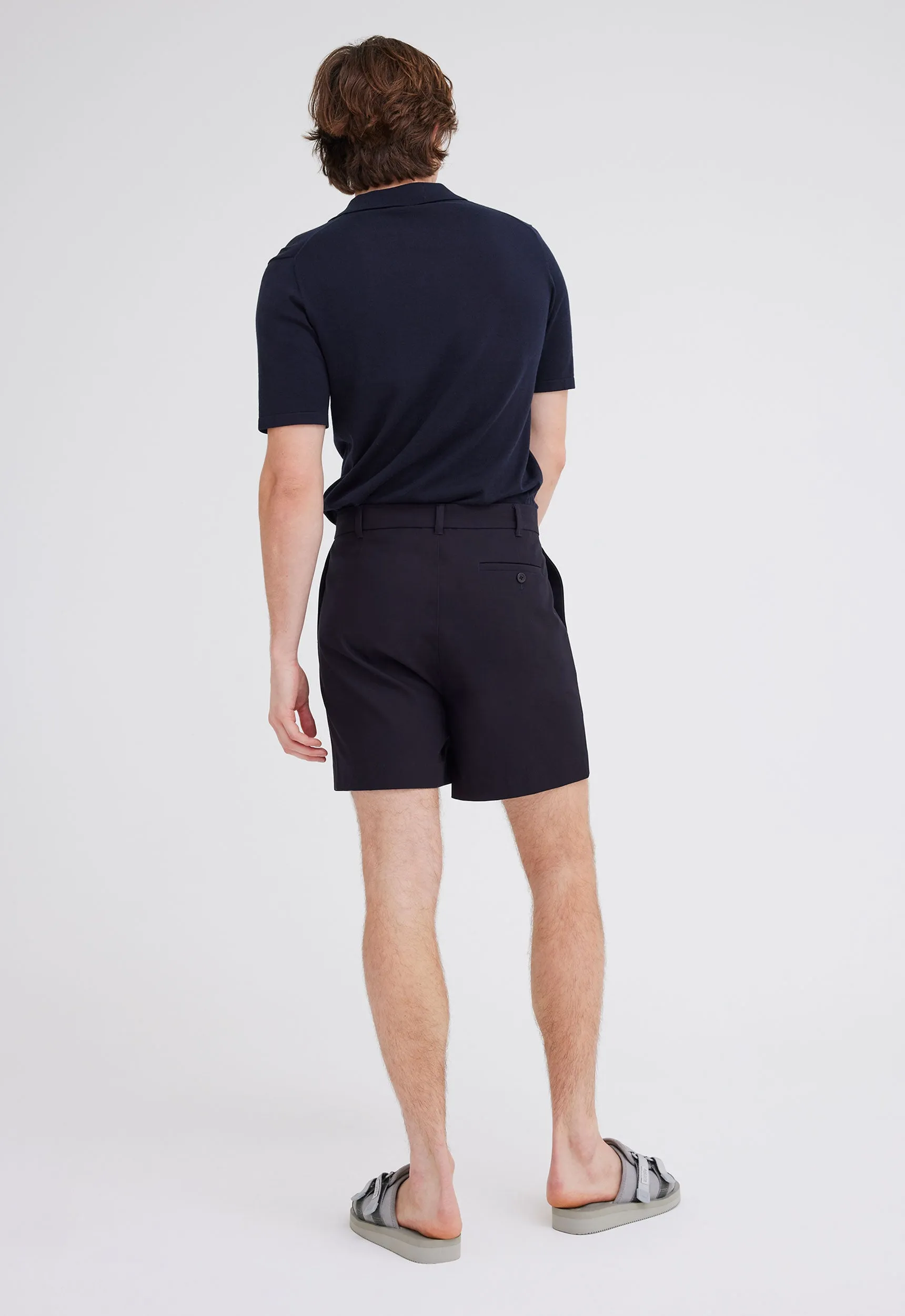 Seb Organic Cotton Short - Darkest Navy
