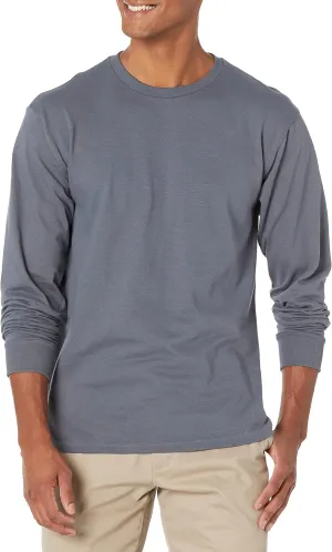 Soffe Men's Long-Sleeve Cotton T-Shirt