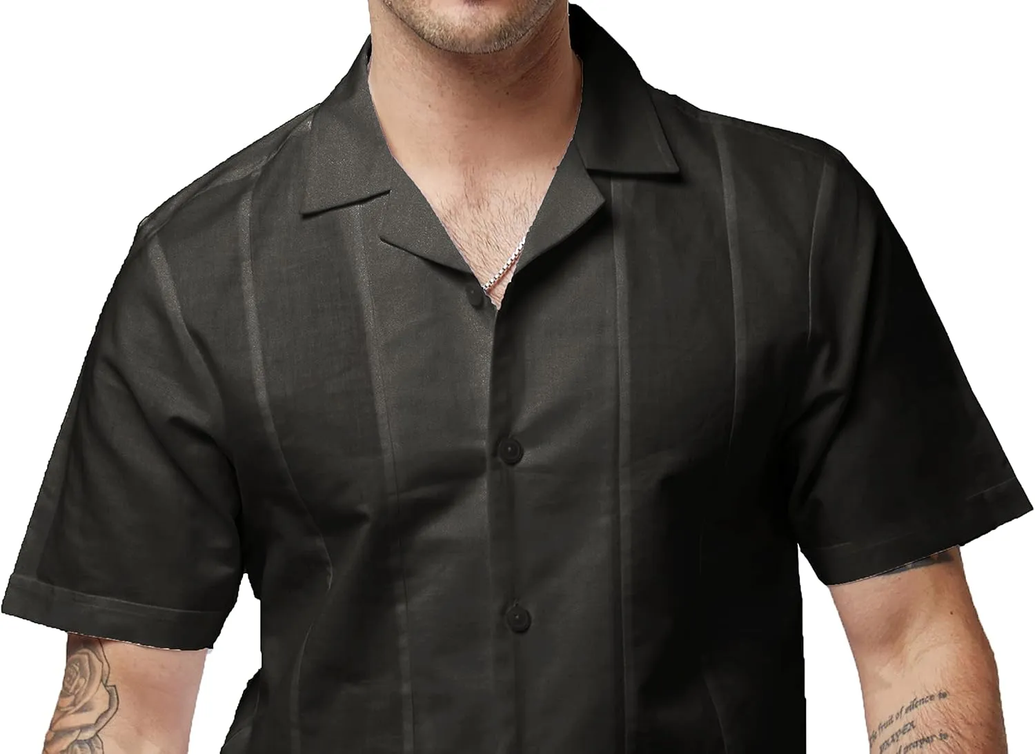 STACY ADAMS Men's Linen Shirt Pant Set