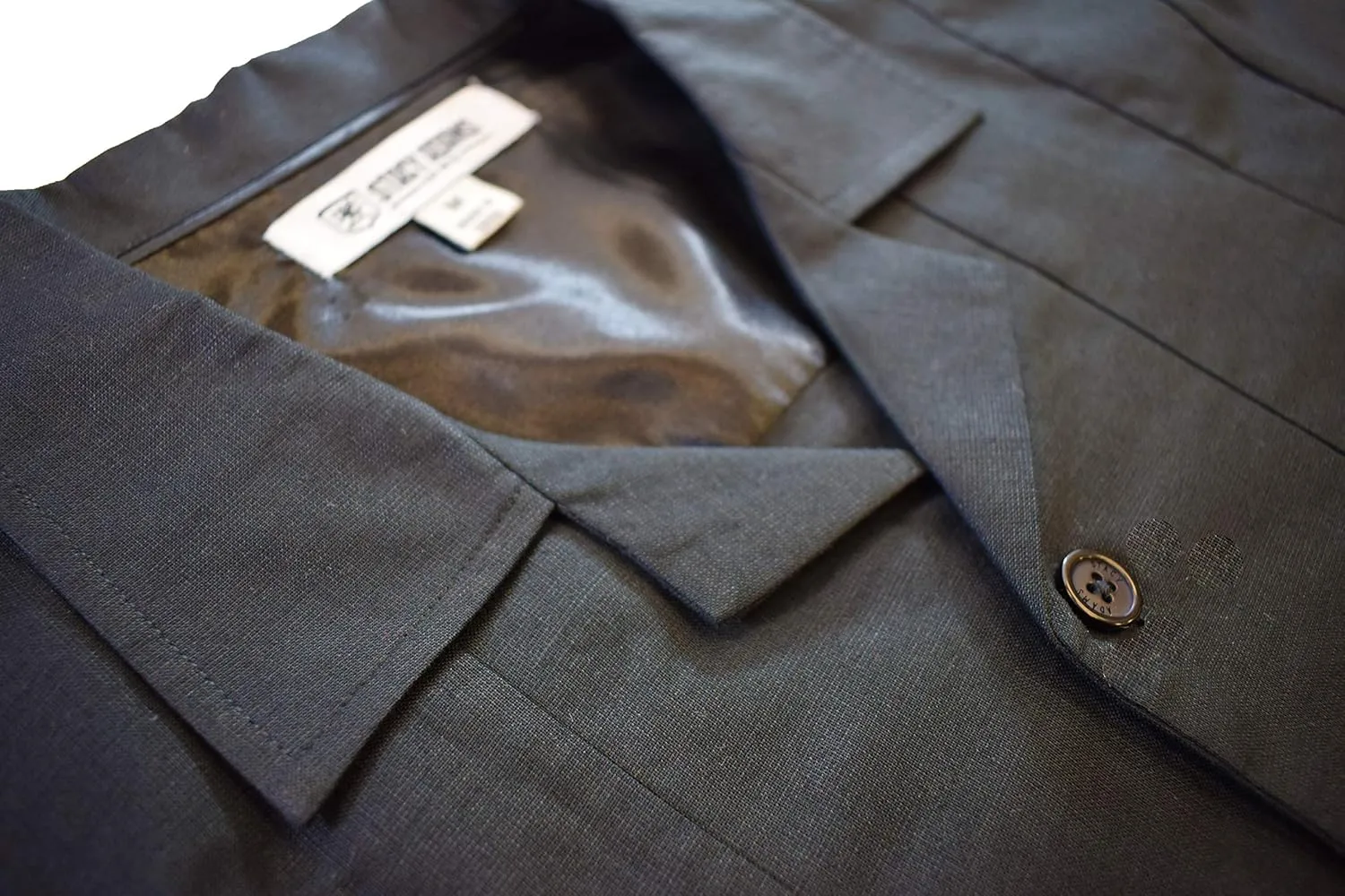 STACY ADAMS Men's Linen Shirt Pant Set