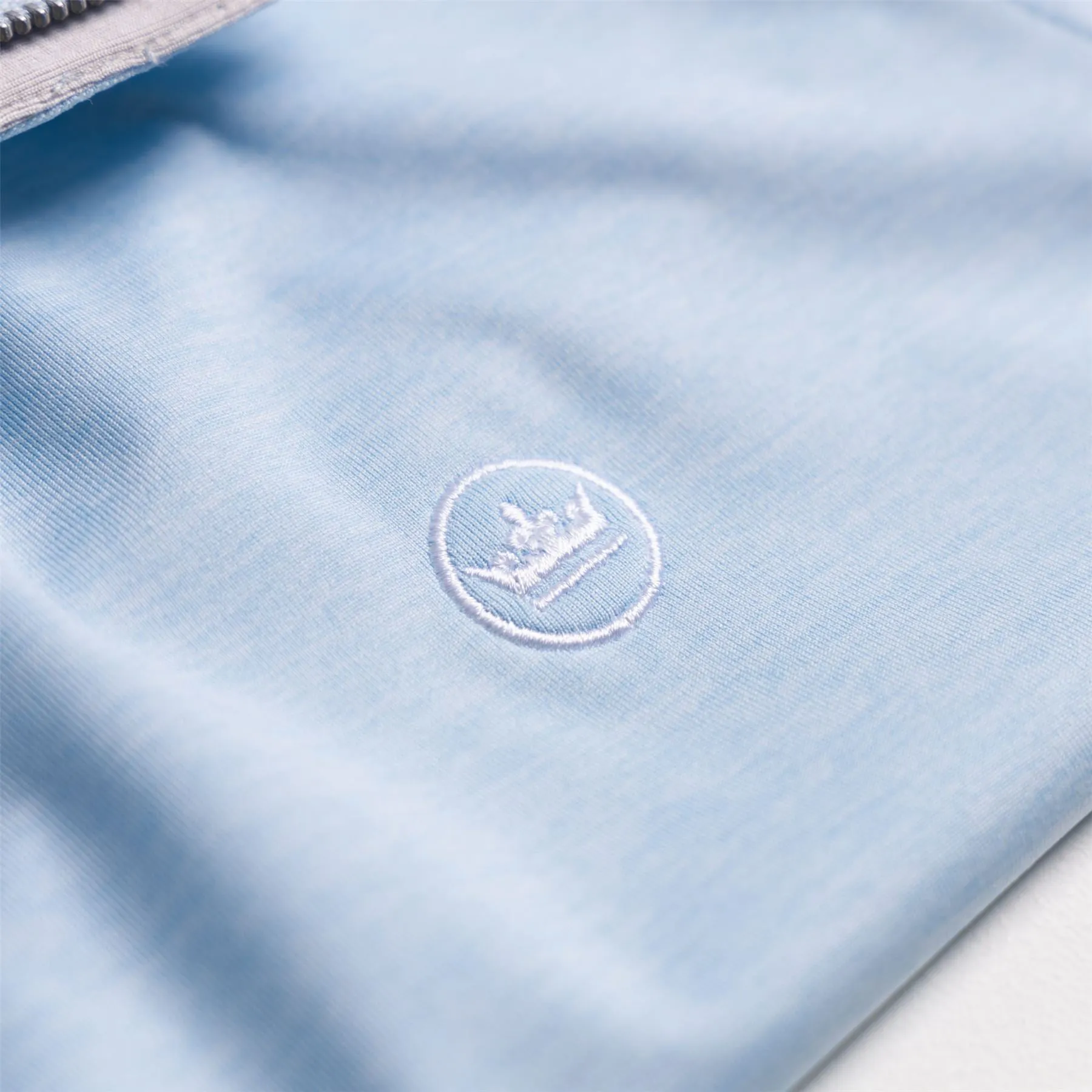 Stealth Performance Quarter Zip Mid Layer Blue Frost - 2025