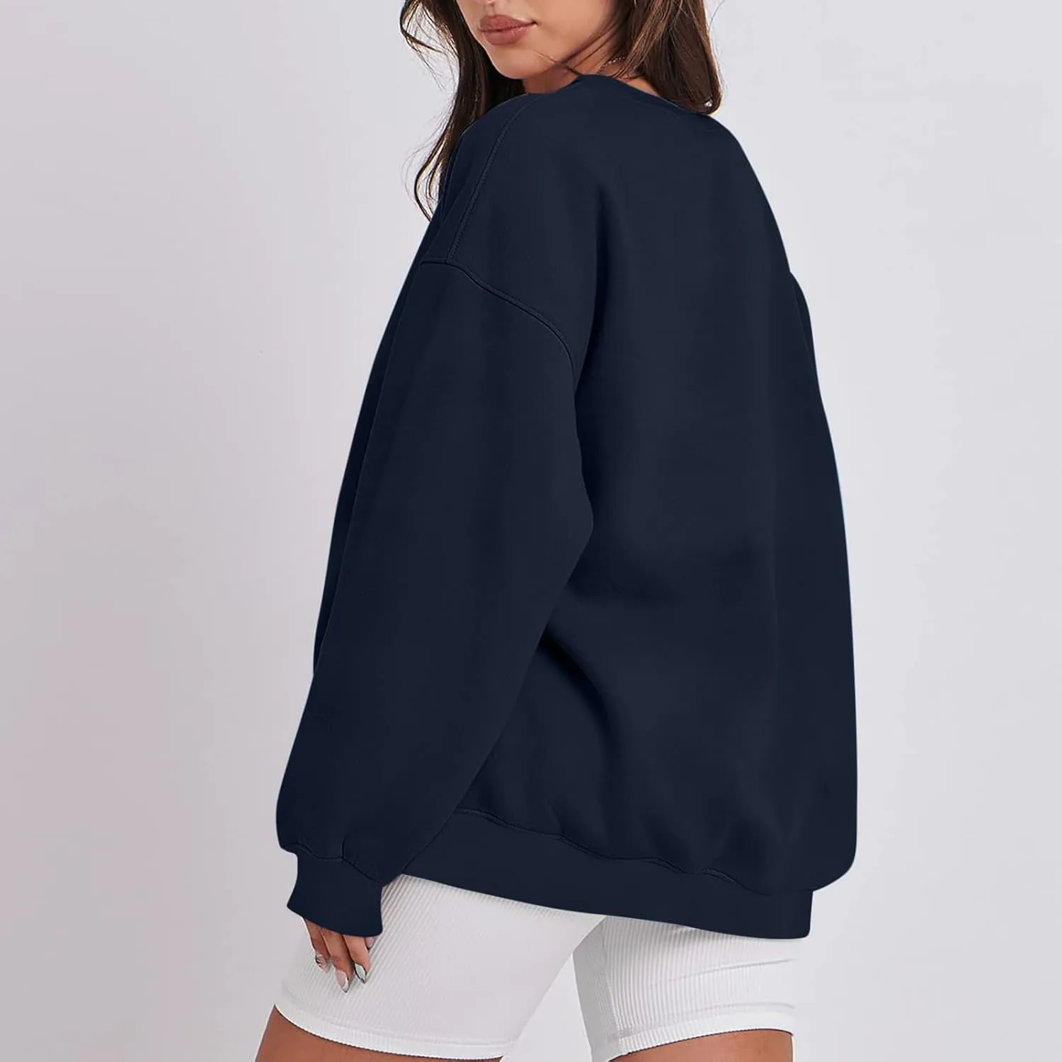 Sweatshirt For Womens Fashion 2023 Oversized Long Sleeve Crewneck Hoodie Sweatshirts Pullover Tops Fall Outfits