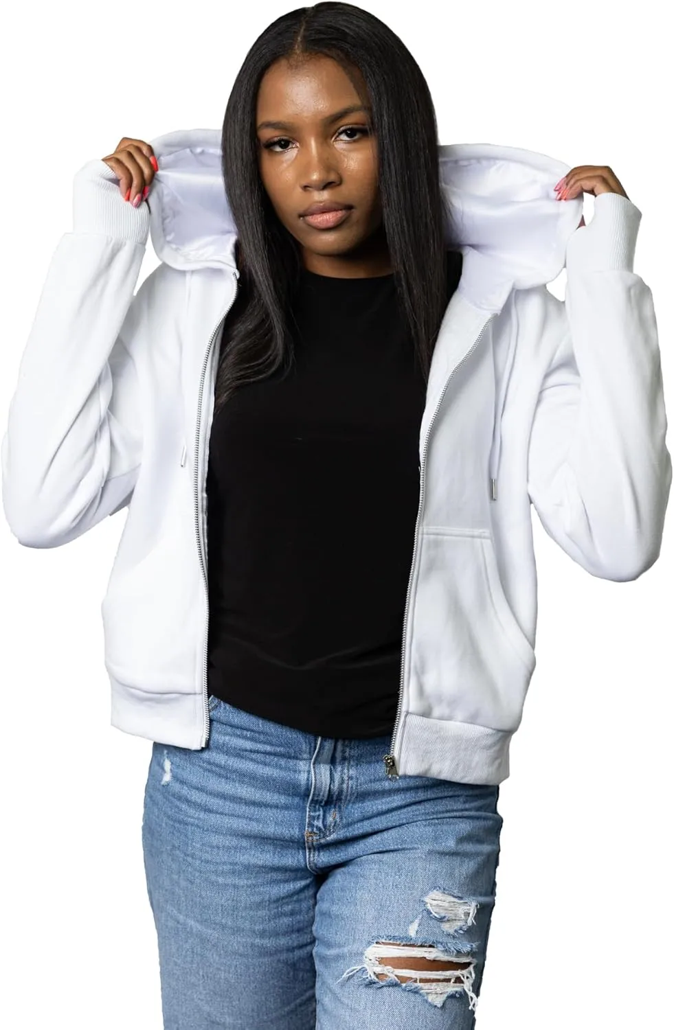 The Curl Factor TCF Satin Lined Hoodie