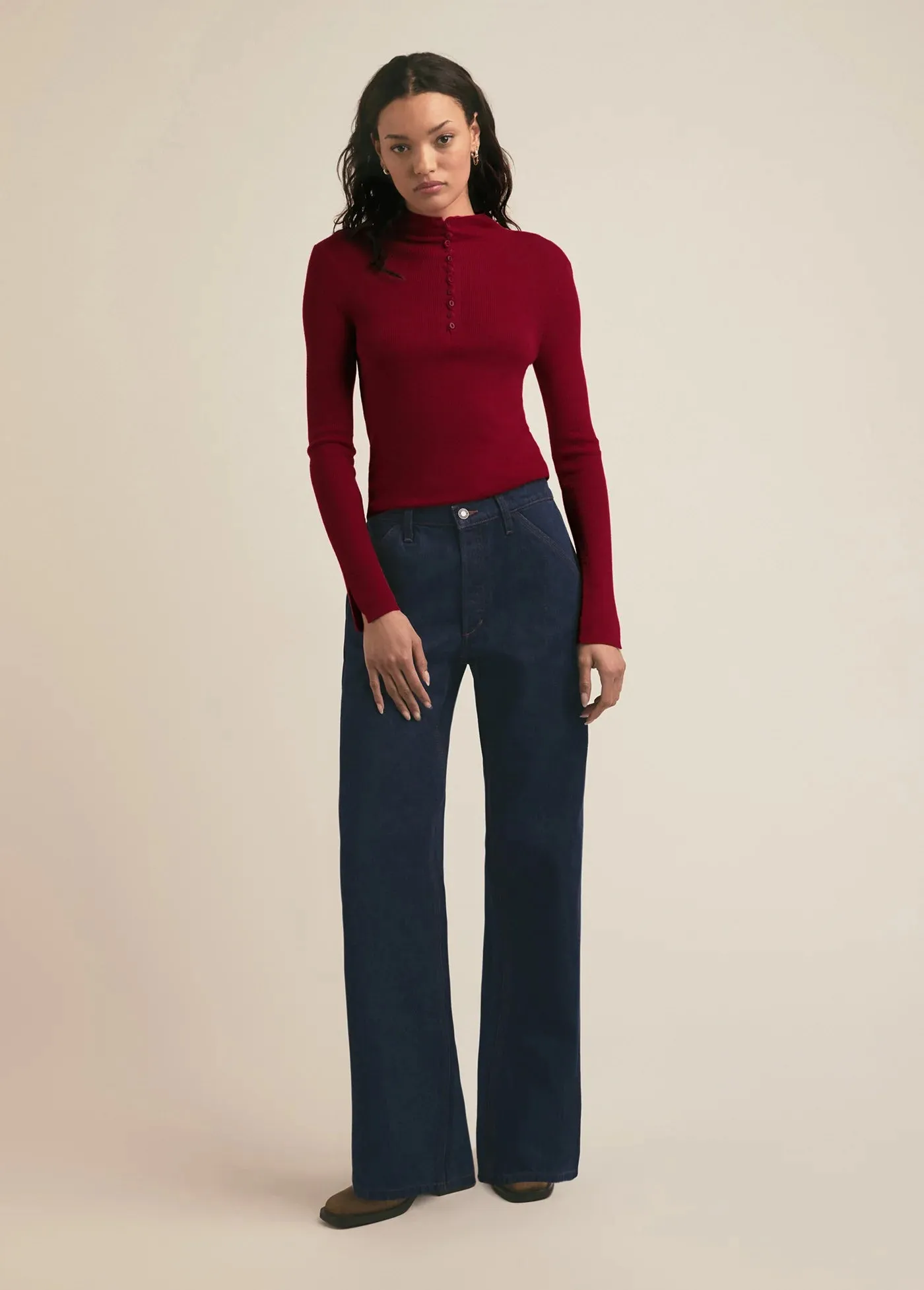 The Jackie Sweater ~ Haute Rouge