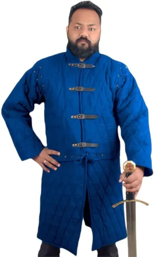 THE MEDIEVALS Padded Gambeson Coat Aketon Jacket for SCA