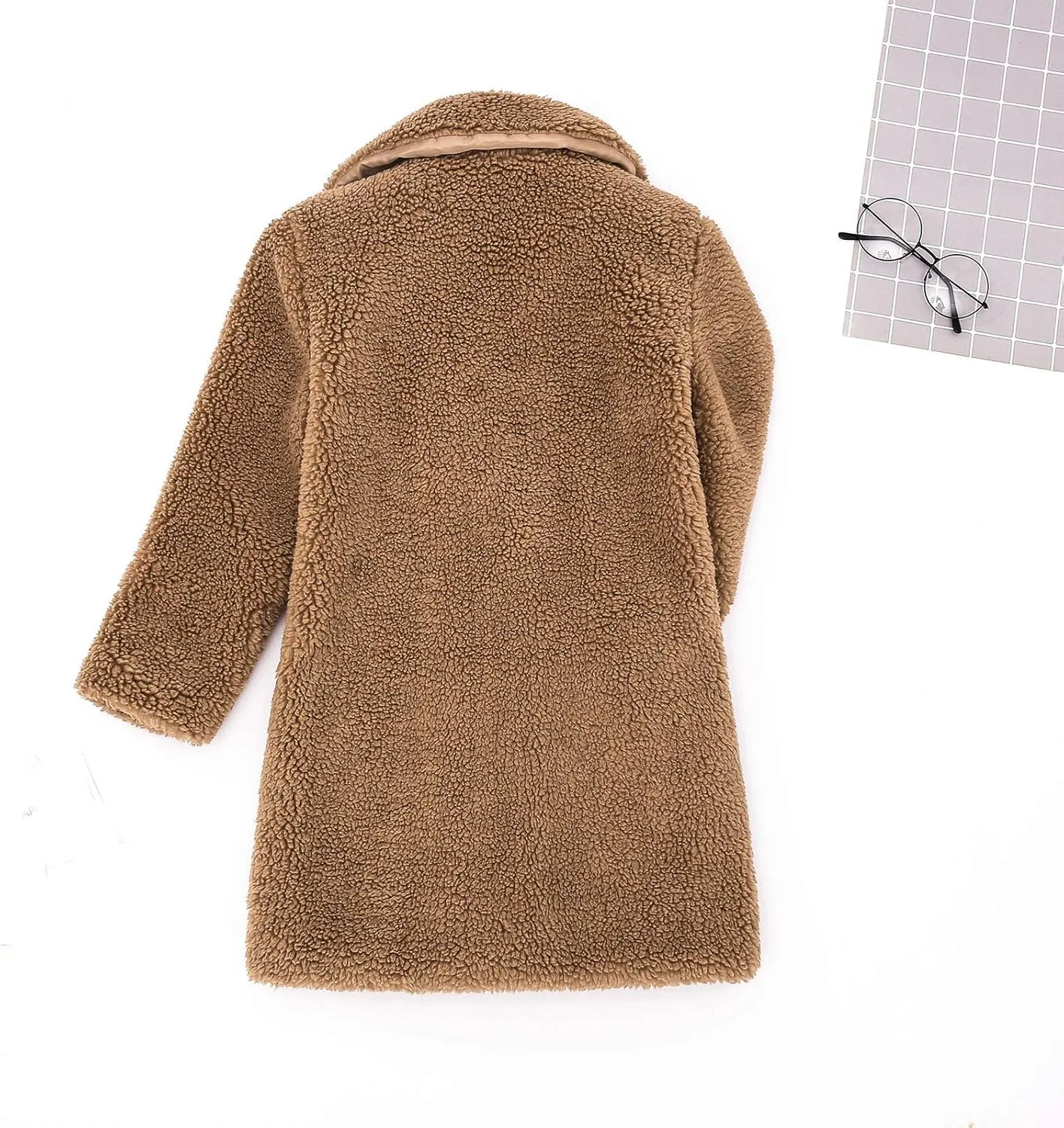 Toddler Kids Duffle Overcoat Winter Windproof Thicken Coat Jacket Warm Fleece Outerwear for Boys Girls Trench Coat