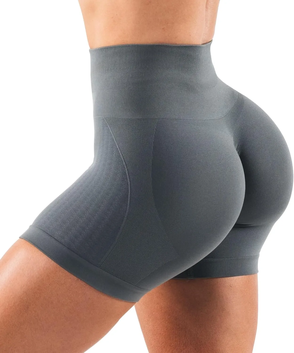 Unthewe 3 Piece Workout Butt Lifting Shorts for Women High Waisted Seamless Gym Yoga Booty Shorts