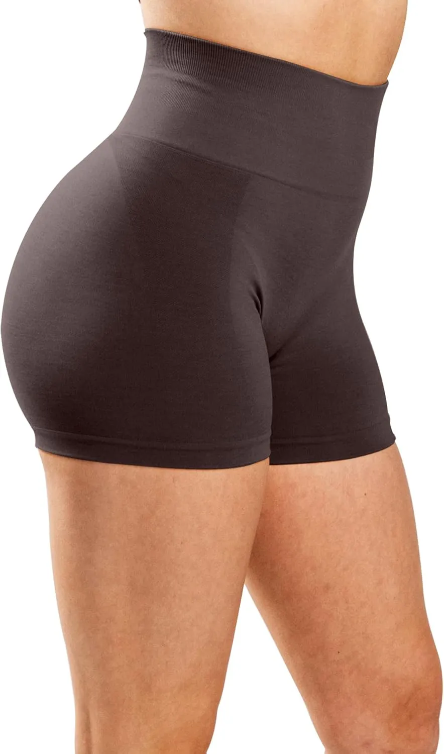 Unthewe 3 Piece Workout Butt Lifting Shorts for Women High Waisted Seamless Gym Yoga Booty Shorts