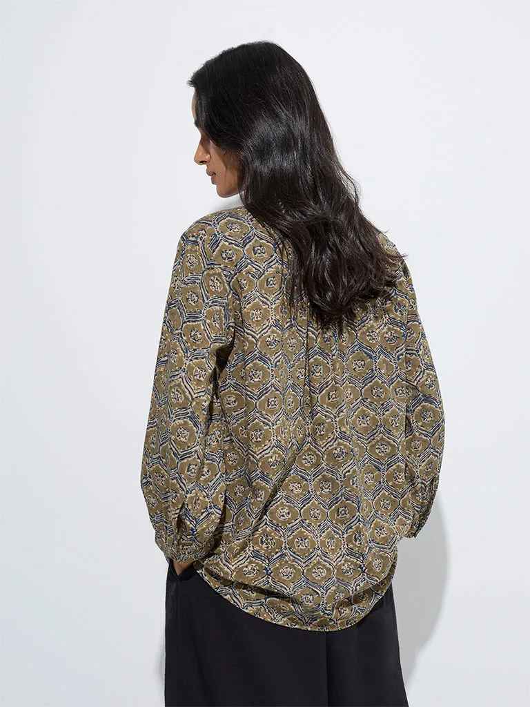 Utsa Green Printed Tunic