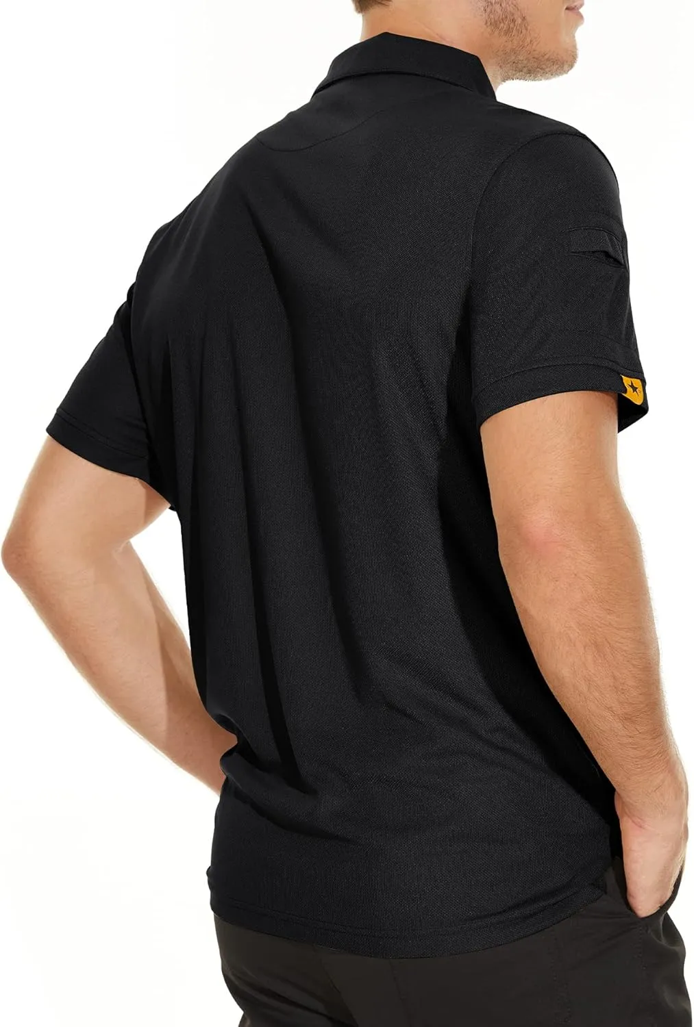 V VALANCH Mens Polo Shirts Short Sleeve Moisture Wicking Golf Polo Athletic Collared Shirt Tennis T-Shirt Tops