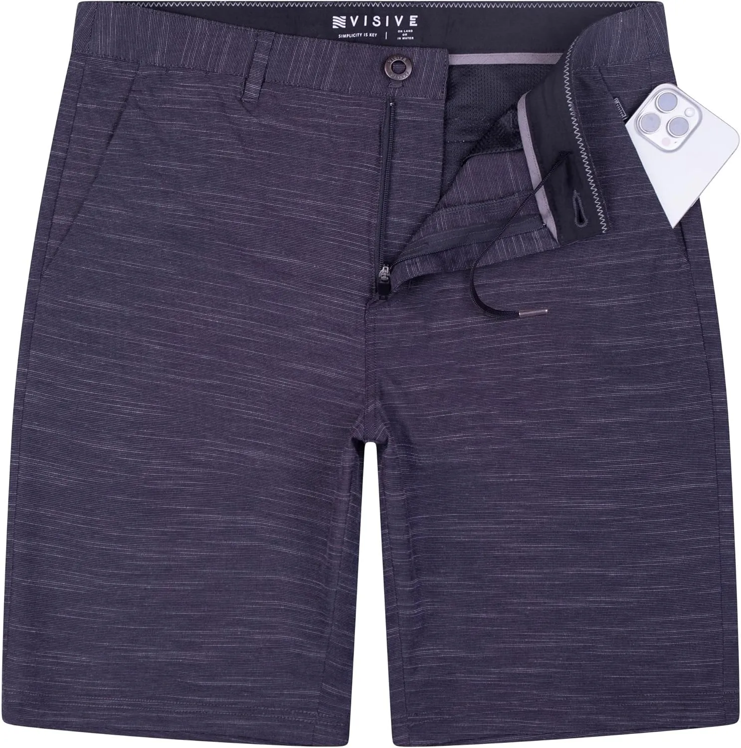 Visive Premium Hybrid Shorts Men Quick Dry Golf Stretch Board Shorts Swim Trunks Summer Big Men