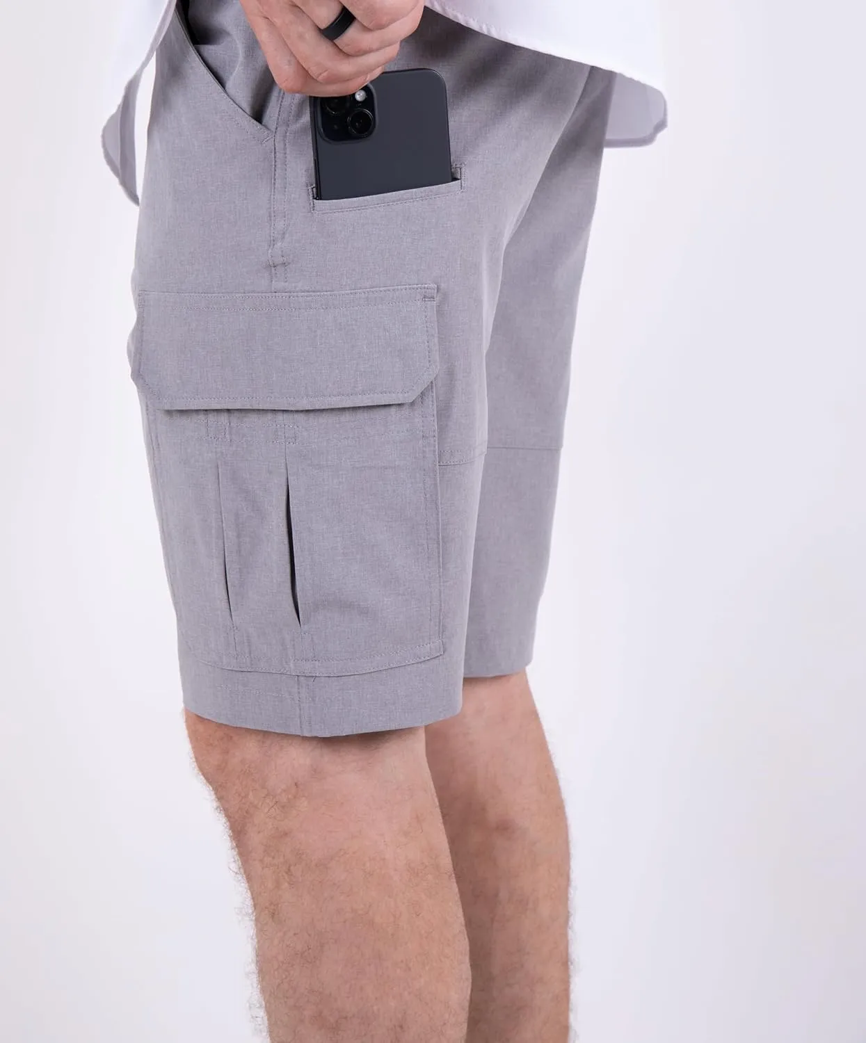 Visive Premium Hybrid Shorts Men Quick Dry Golf Stretch Board Shorts Swim Trunks Summer Big Men